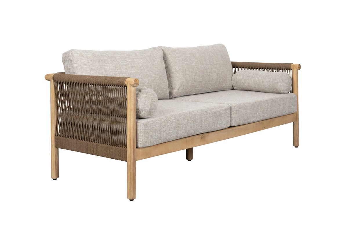 Set Outdoor Sofa Oasis + Couchtisch in Beige präsentiert im Onlineshop von KAQTU Design AG. Loungeset ist von Dutchbone