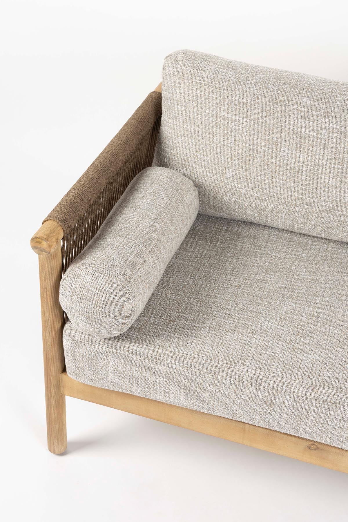 Loungeset Oasis (Sofa + Kaffeetisch + 2 Liegestühle) in Beige präsentiert im Onlineshop von KAQTU Design AG. Loungeset ist von Dutchbone