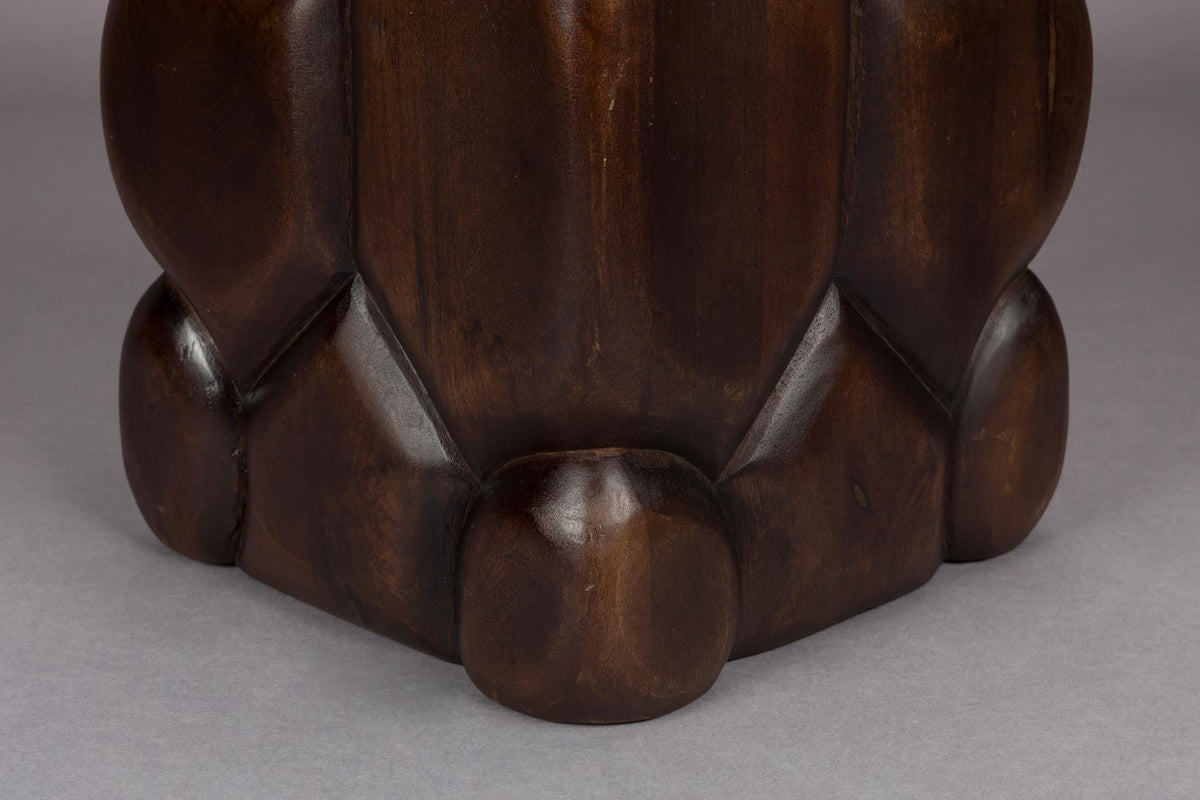 Hocker Brooklyn in Braun präsentiert im Onlineshop von KAQTU Design AG. Hocker ist von Dutchbone