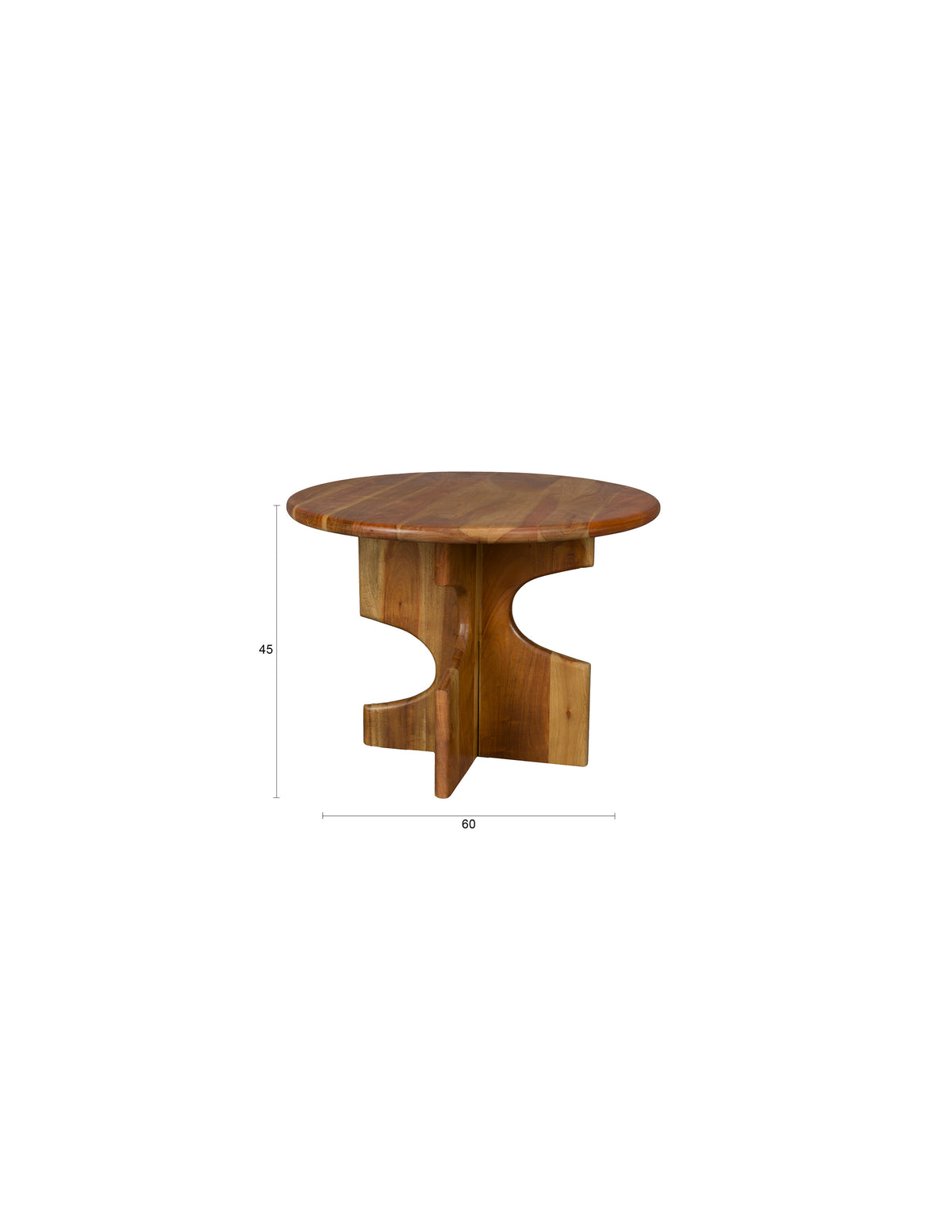 Beistelltisch Morgan in Braun präsentiert im Onlineshop von KAQTU Design AG. Couchtisch ist von Dutchbone