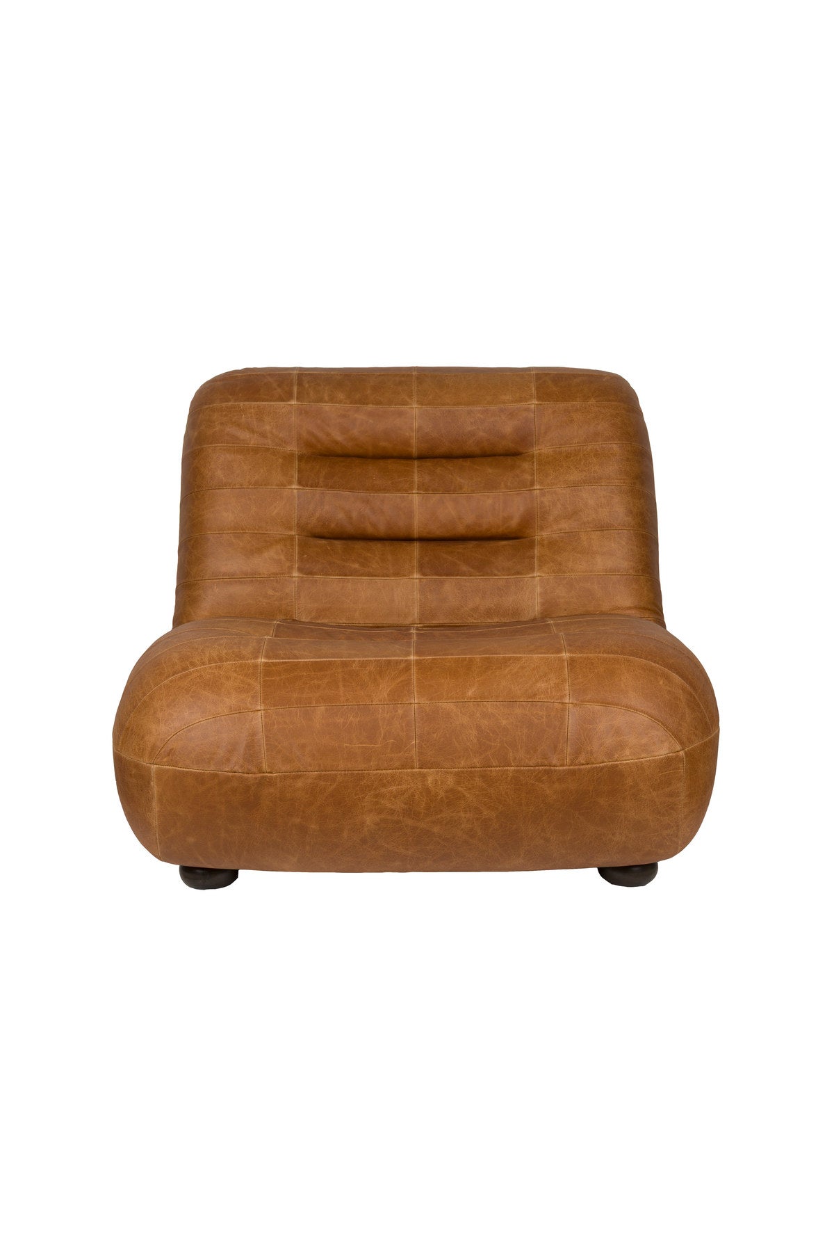 Loungesessel Wyatt in Cognac präsentiert im Onlineshop von KAQTU Design AG. Sessel ist von Dutchbone