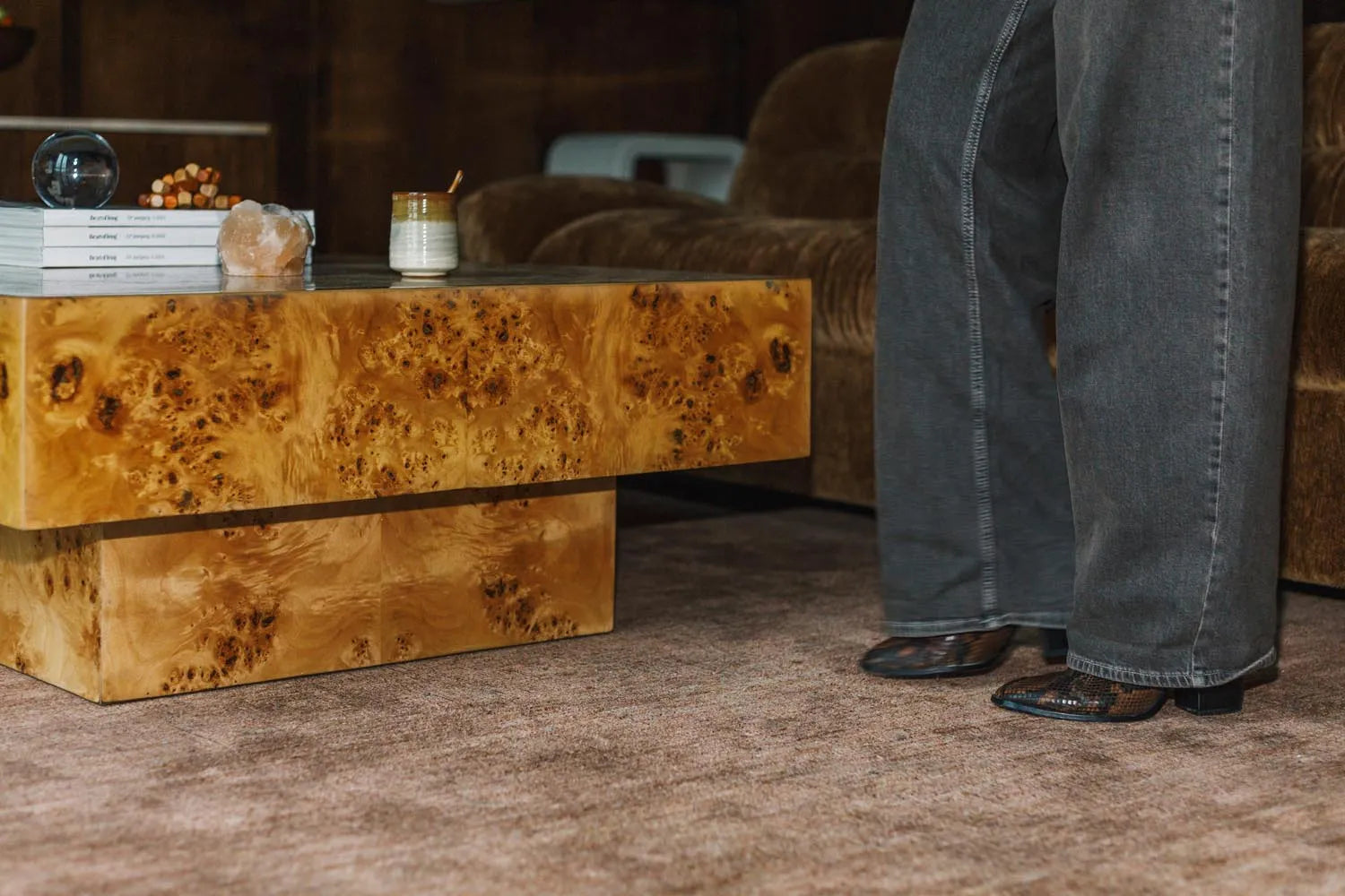 Teppich Maryland 160x230 Rust in Rosa präsentiert im Onlineshop von KAQTU Design AG. Teppich ist von Dutchbone