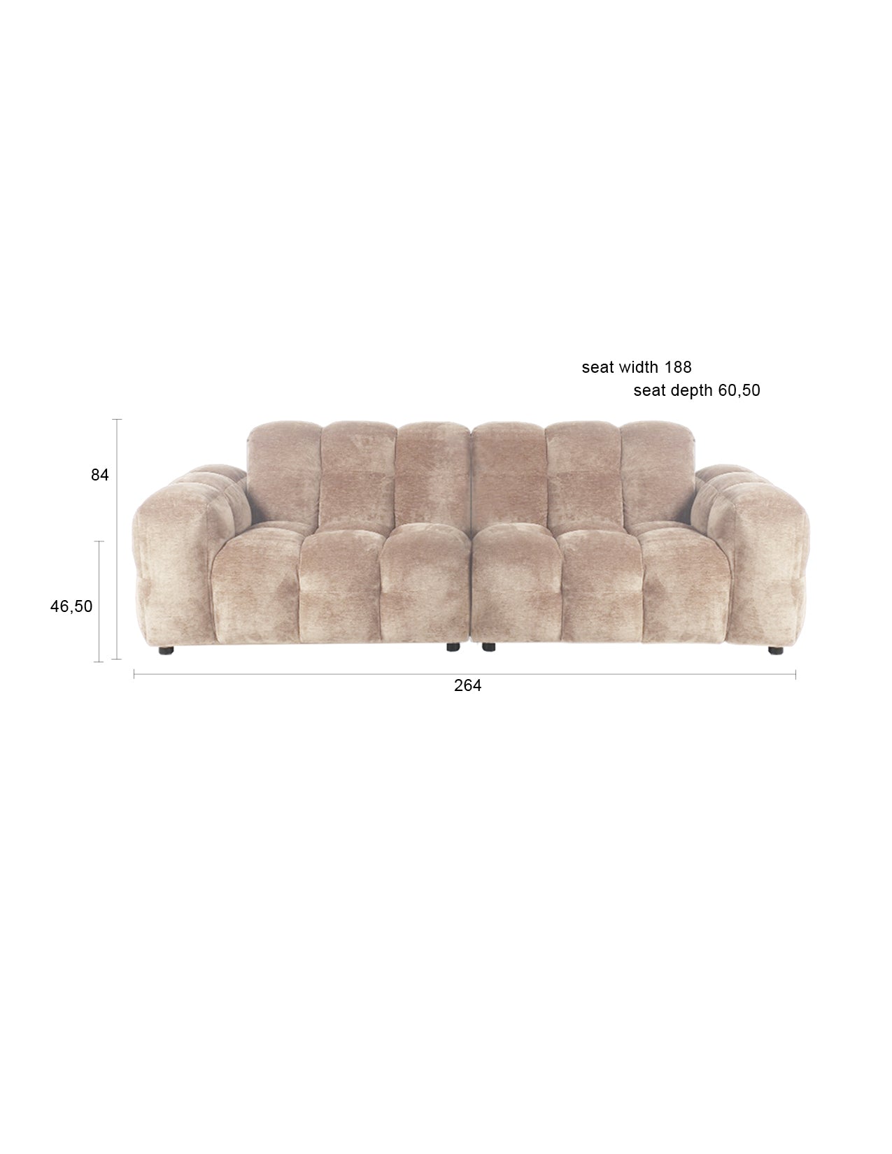 Entdecken Sie das Hackman 3-Sitzer Sofa von Dutchbone: Elegantes Design, hochwertige Velours-Polsterung und modulare Flexibilität für Ihr Zuhause.