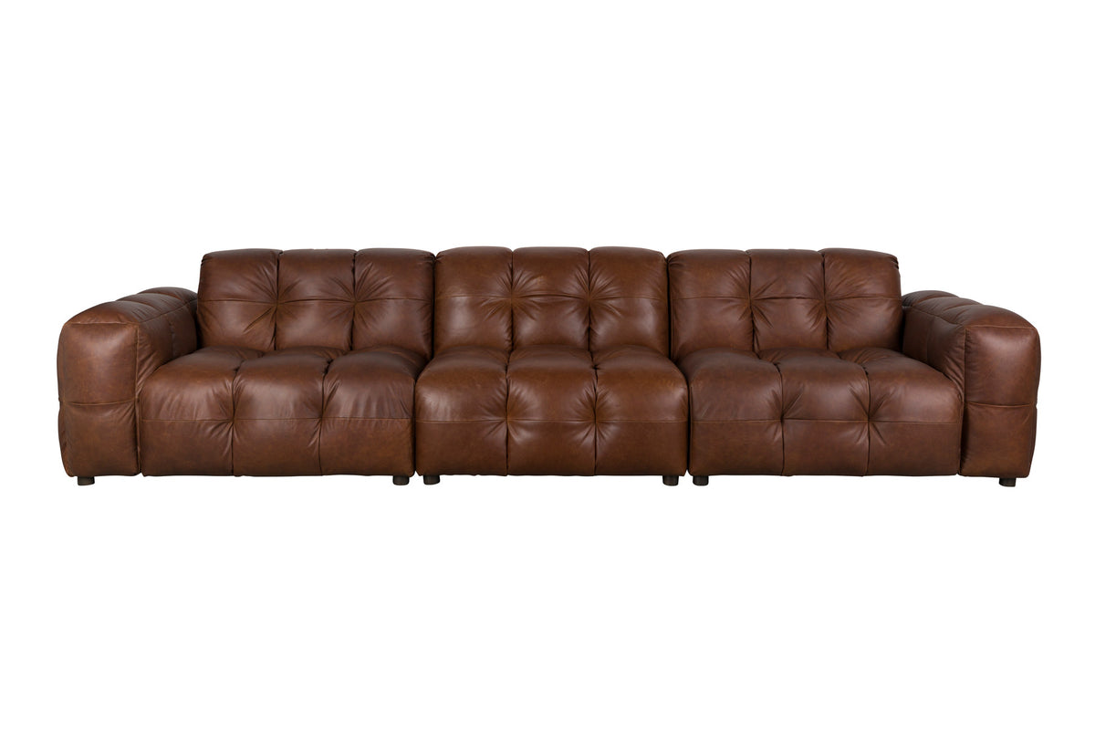 Sofa Hackman 4.5-Sitzer in Chocolate präsentiert im Onlineshop von KAQTU Design AG. 4er Sofa ist von Dutchbone