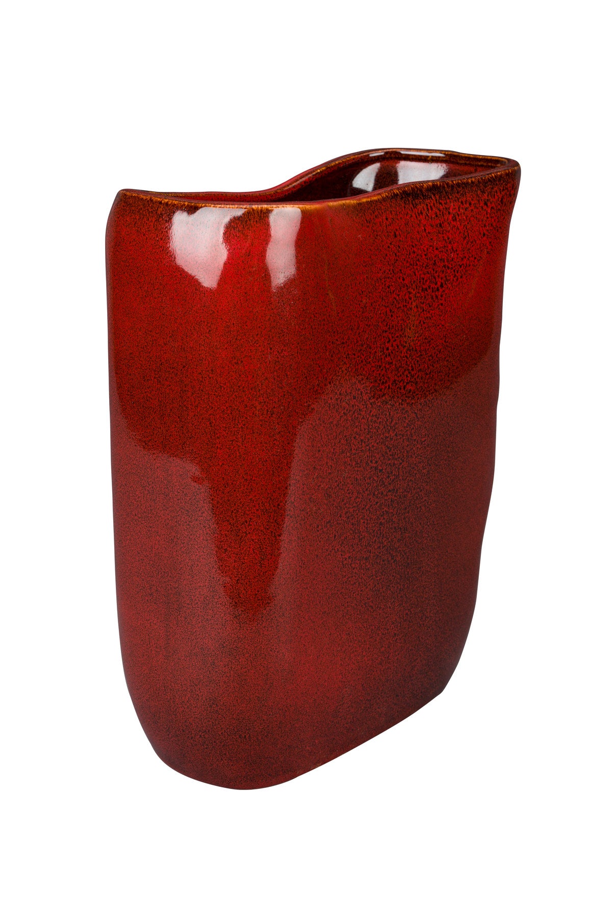 Vase Edna M in Rot präsentiert im Onlineshop von KAQTU Design AG. Vase ist von Dutchbone