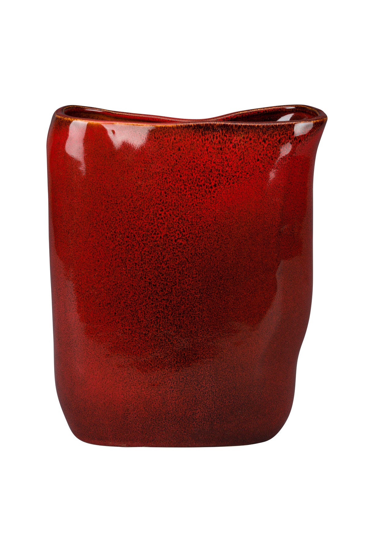 Vase Edna M in Rot präsentiert im Onlineshop von KAQTU Design AG. Vase ist von Dutchbone