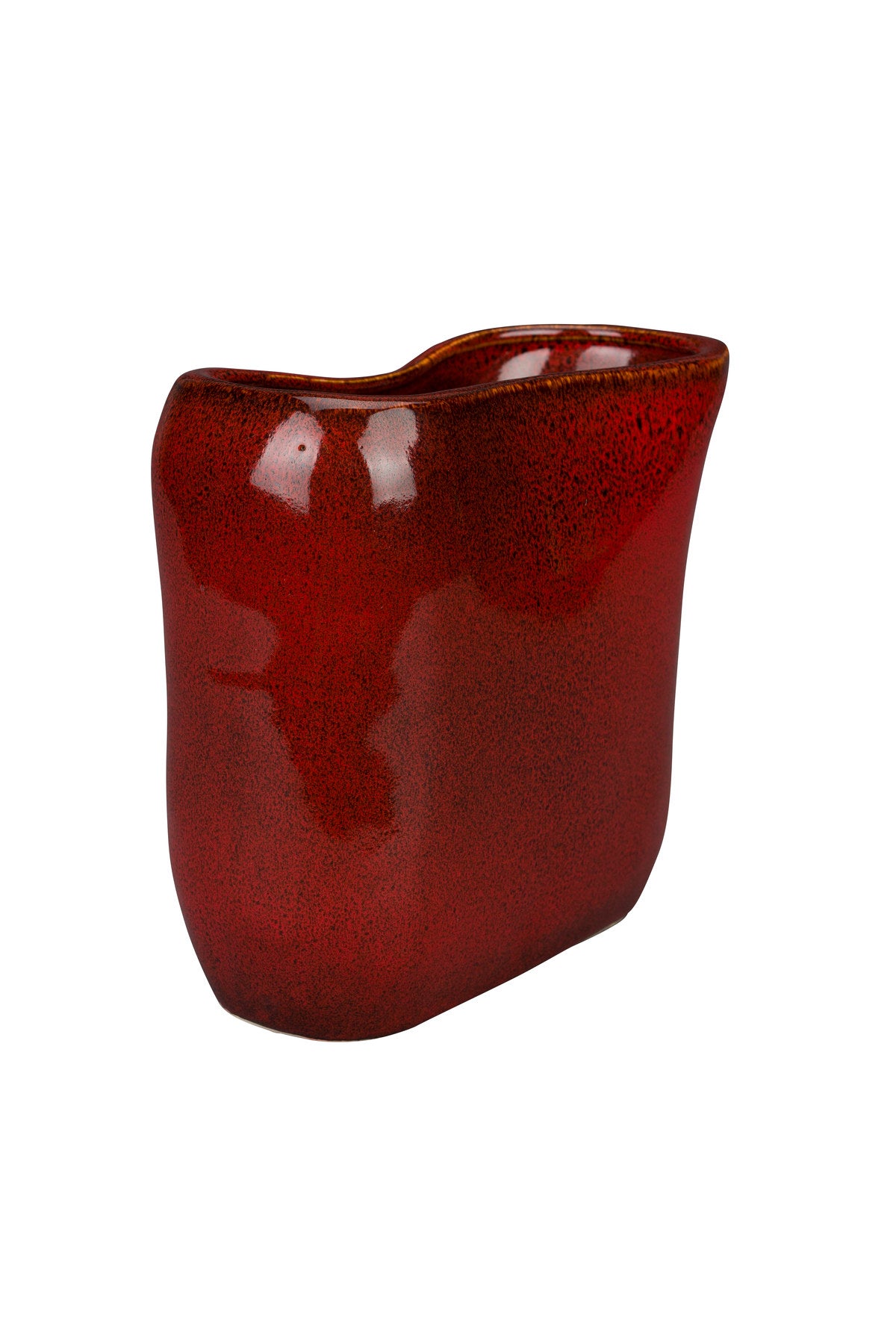 Vase Edna S in Rot präsentiert im Onlineshop von KAQTU Design AG. Vase ist von Dutchbone