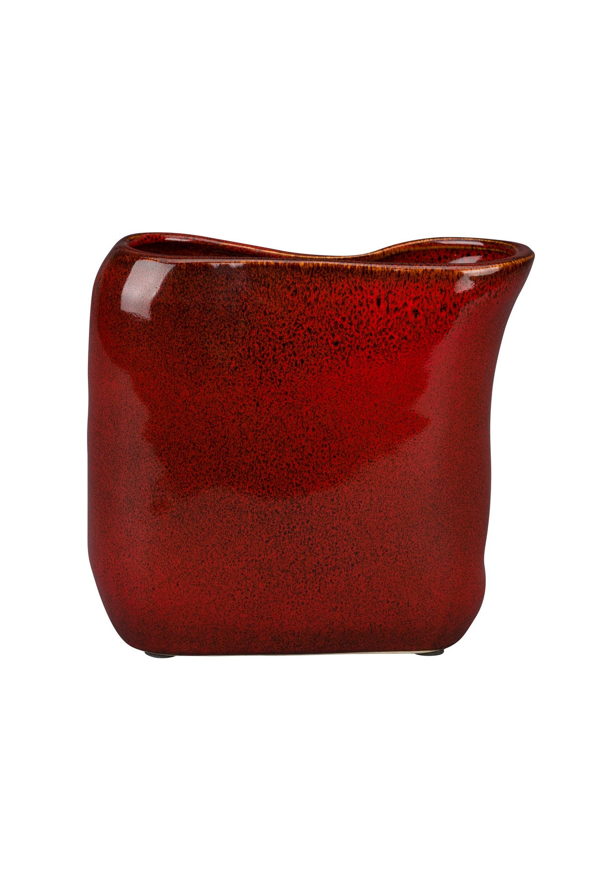 Vase Edna S in Rot präsentiert im Onlineshop von KAQTU Design AG. Vase ist von Dutchbone