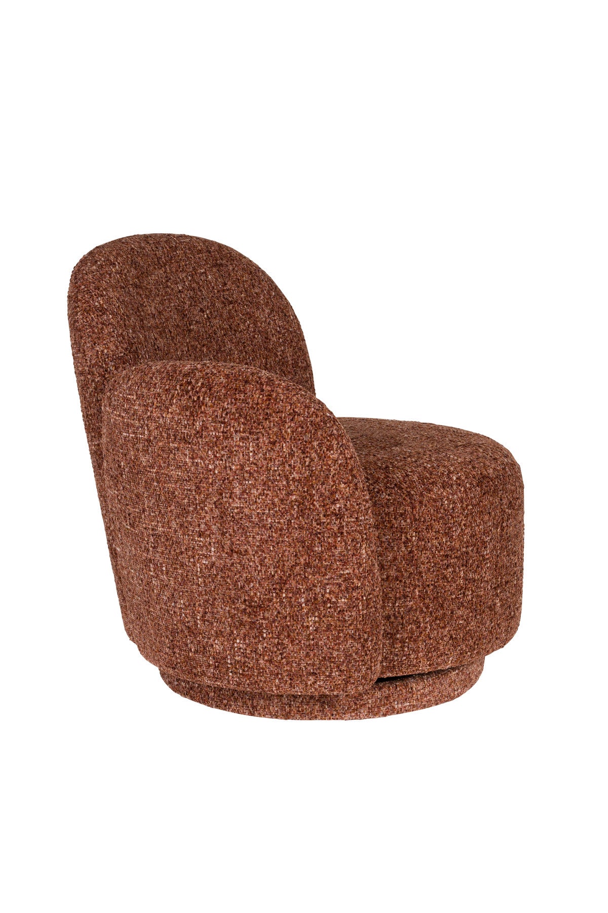 Sessel Rose Bordeaux Red in Rot präsentiert im Onlineshop von KAQTU Design AG. Drehsessel ist von Dutchbone