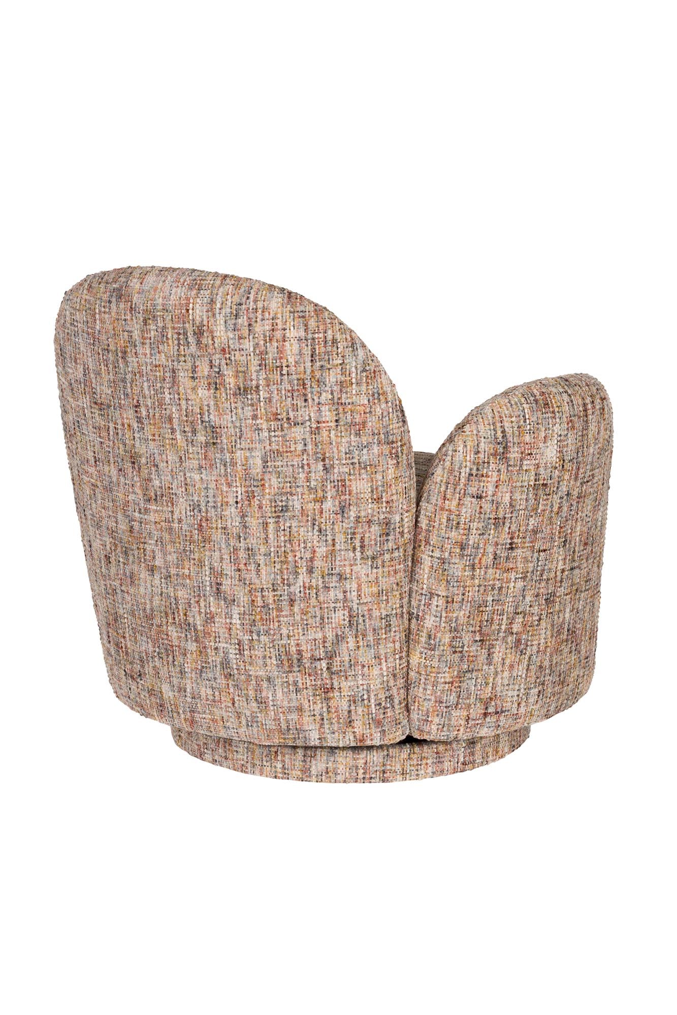 Der Sessel Rose Multicolour von Dutchbone vereint blumige Eleganz und Komfort. Ideal für eine einladende Wohnatmosphäre!