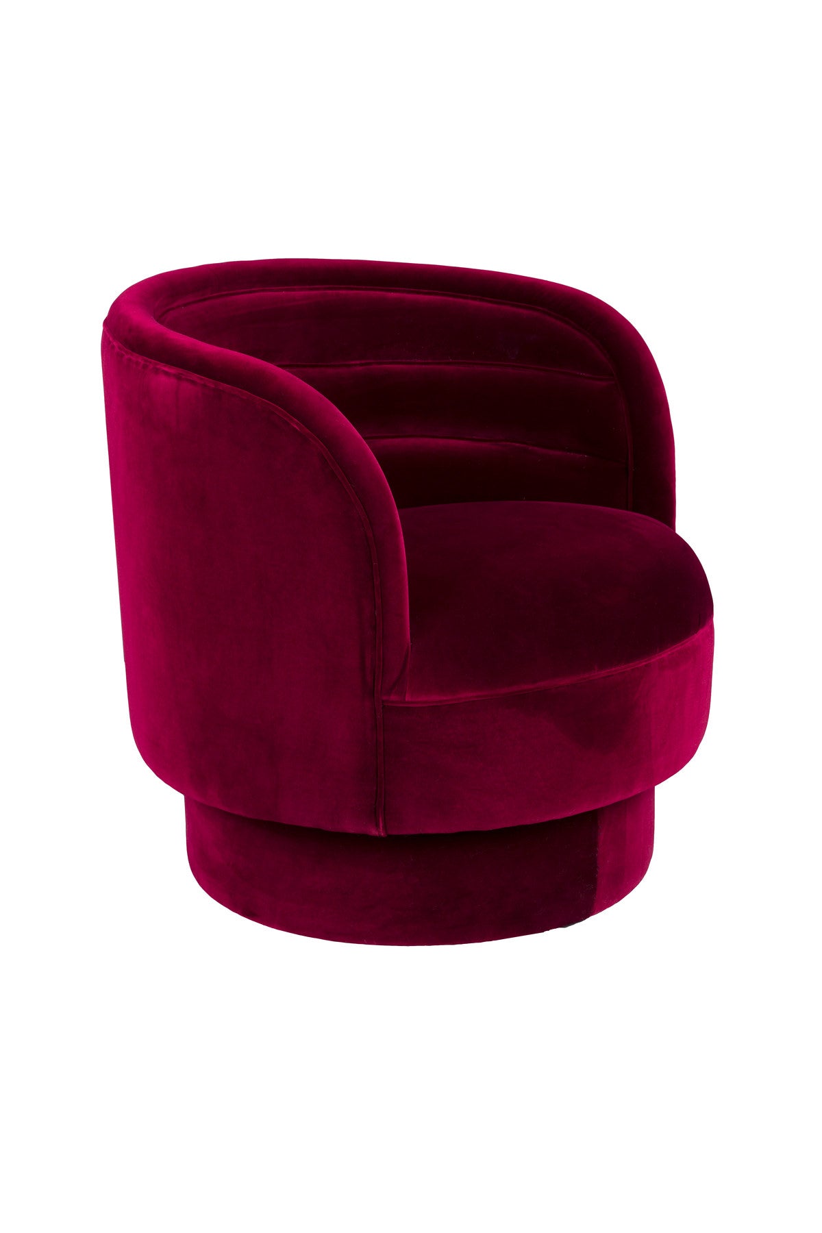 Sessel Dorothy in Rot präsentiert im Onlineshop von KAQTU Design AG. Drehsessel ist von Dutchbone