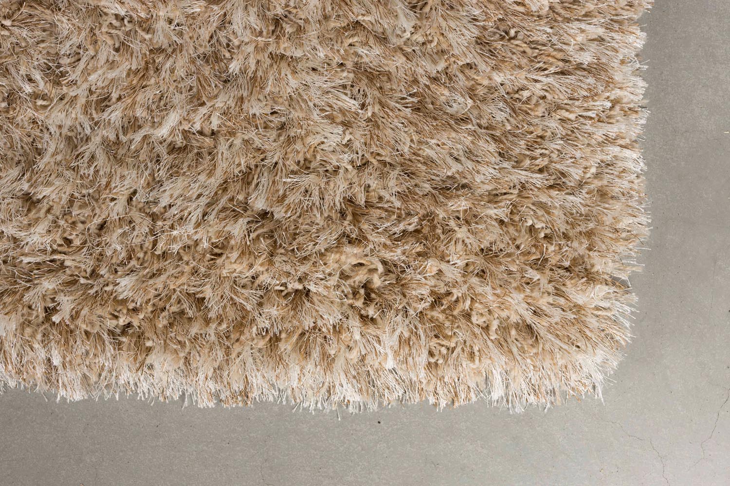 Teppich Hairy 200x290 in Beige präsentiert im Onlineshop von KAQTU Design AG. Teppich ist von Dutchbone