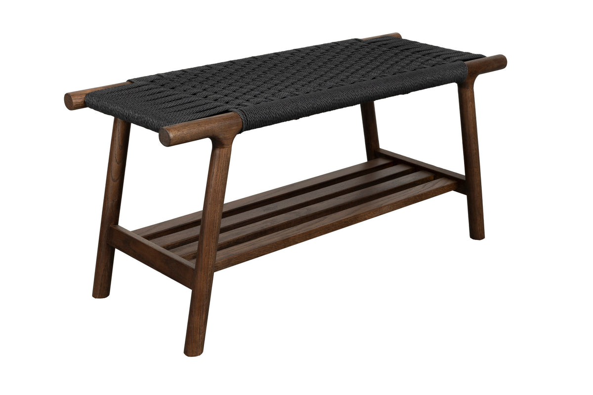 Bank Kintaro in Walnuss präsentiert im Onlineshop von KAQTU Design AG. Bank ist von Dutchbone