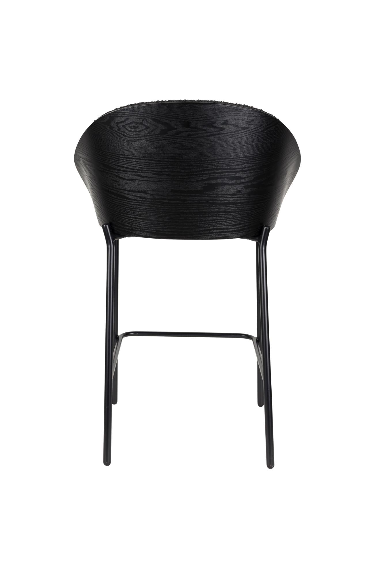 Barstuhl Rodin Bouclé Black in Schwarz präsentiert im Onlineshop von KAQTU Design AG. Barstuhl ist von Dutchbone