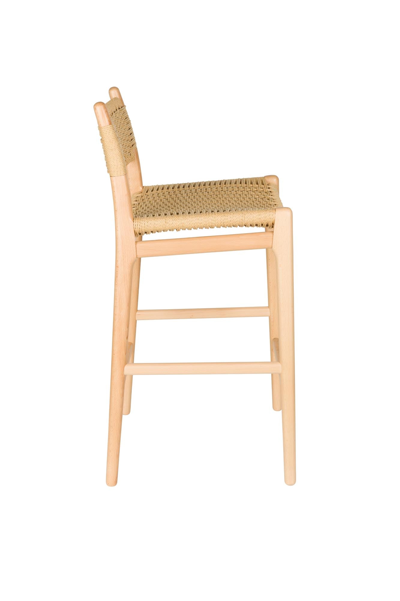 Barstuhl Cecile in Natural präsentiert im Onlineshop von KAQTU Design AG. Barstuhl ist von Dutchbone