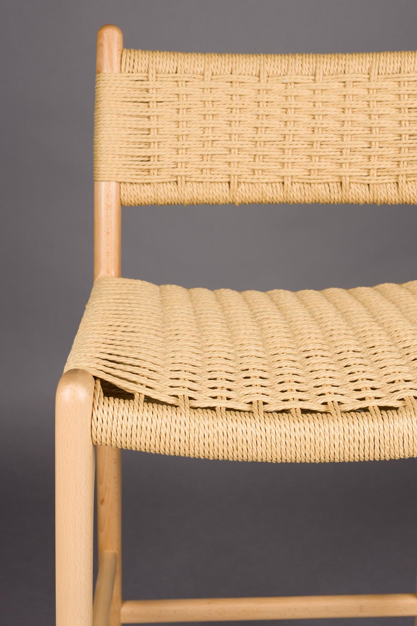Barstuhl Cecile in Natural präsentiert im Onlineshop von KAQTU Design AG. Barstuhl ist von Dutchbone