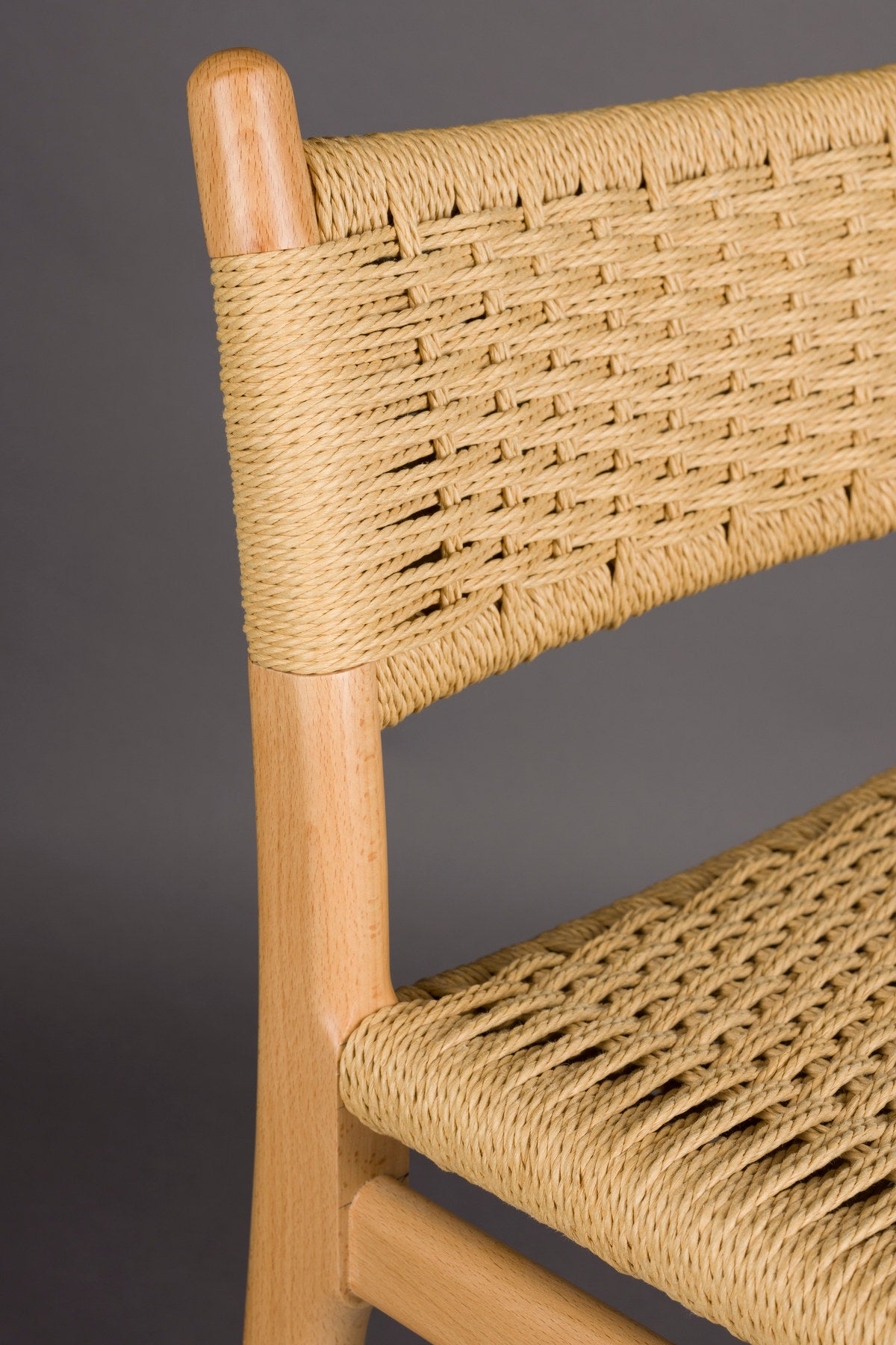 Barstuhl Cecile in Natural präsentiert im Onlineshop von KAQTU Design AG. Barstuhl ist von Dutchbone