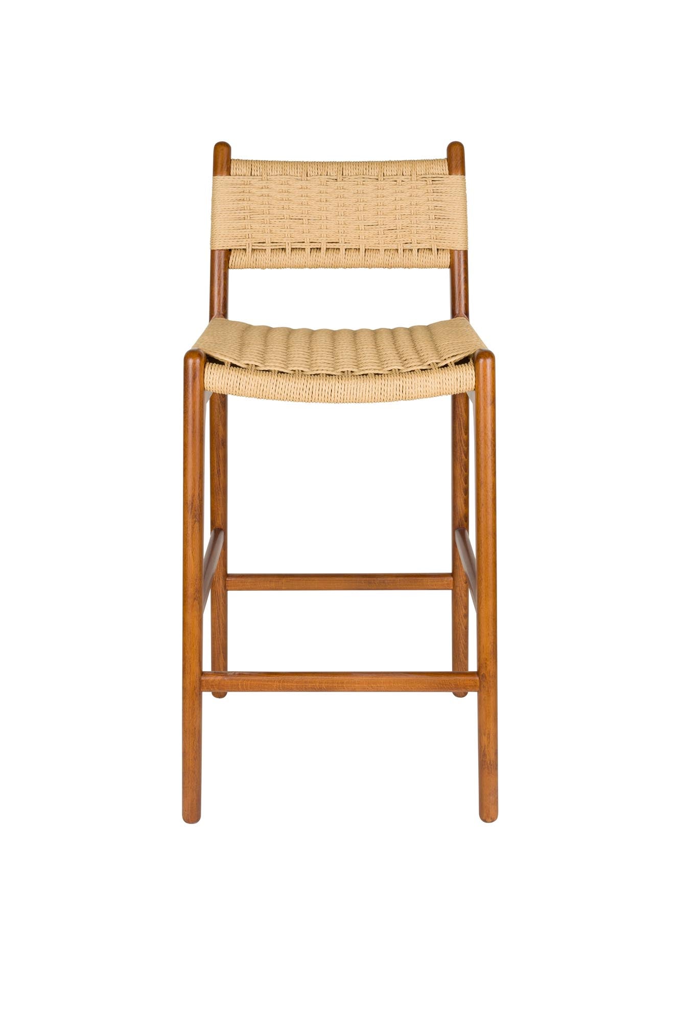 Barstuhl Cecile in Walnuss präsentiert im Onlineshop von KAQTU Design AG. Barstuhl ist von Dutchbone