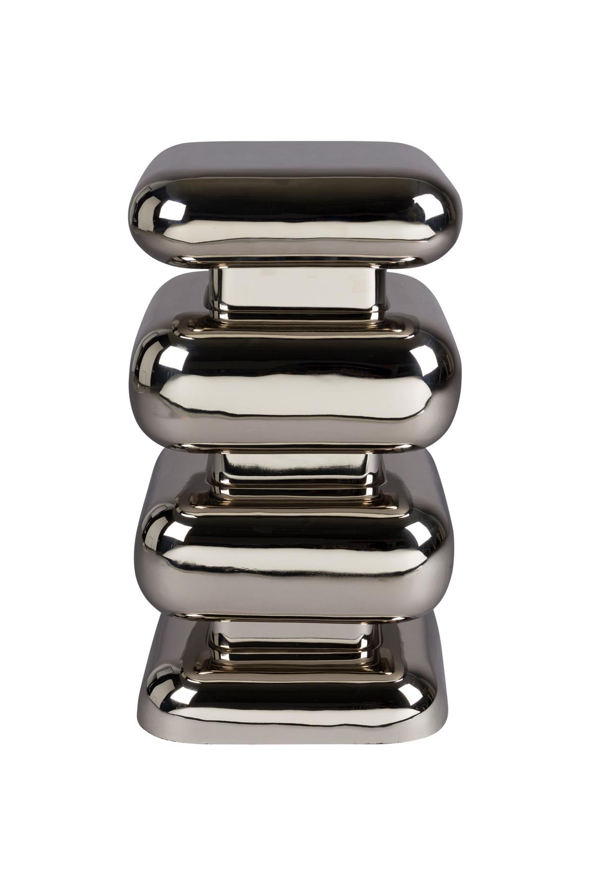 Hocker Stubby in Silver präsentiert im Onlineshop von KAQTU Design AG. Hocker ist von Dutchbone