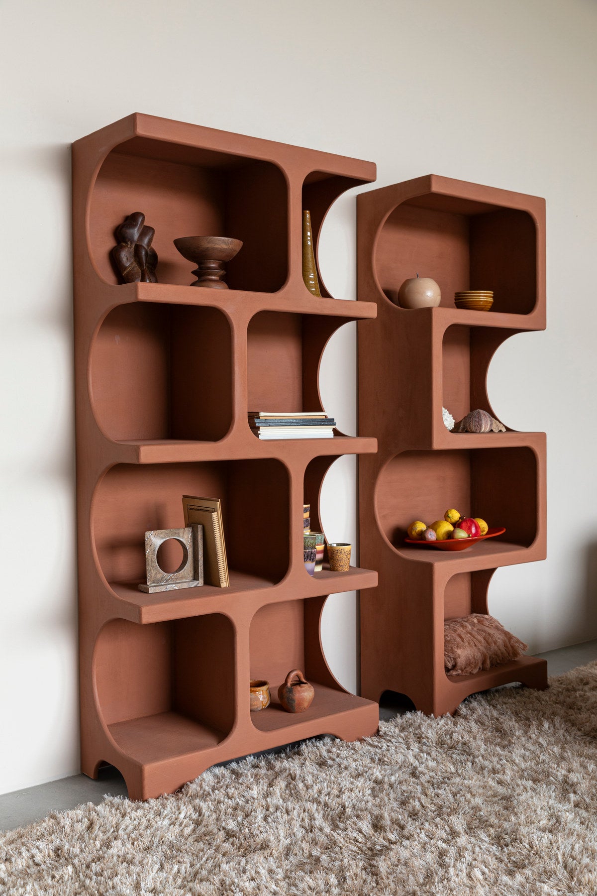 Regal Dundee in Terrakotta präsentiert im Onlineshop von KAQTU Design AG. Bücherregal ist von Dutchbone