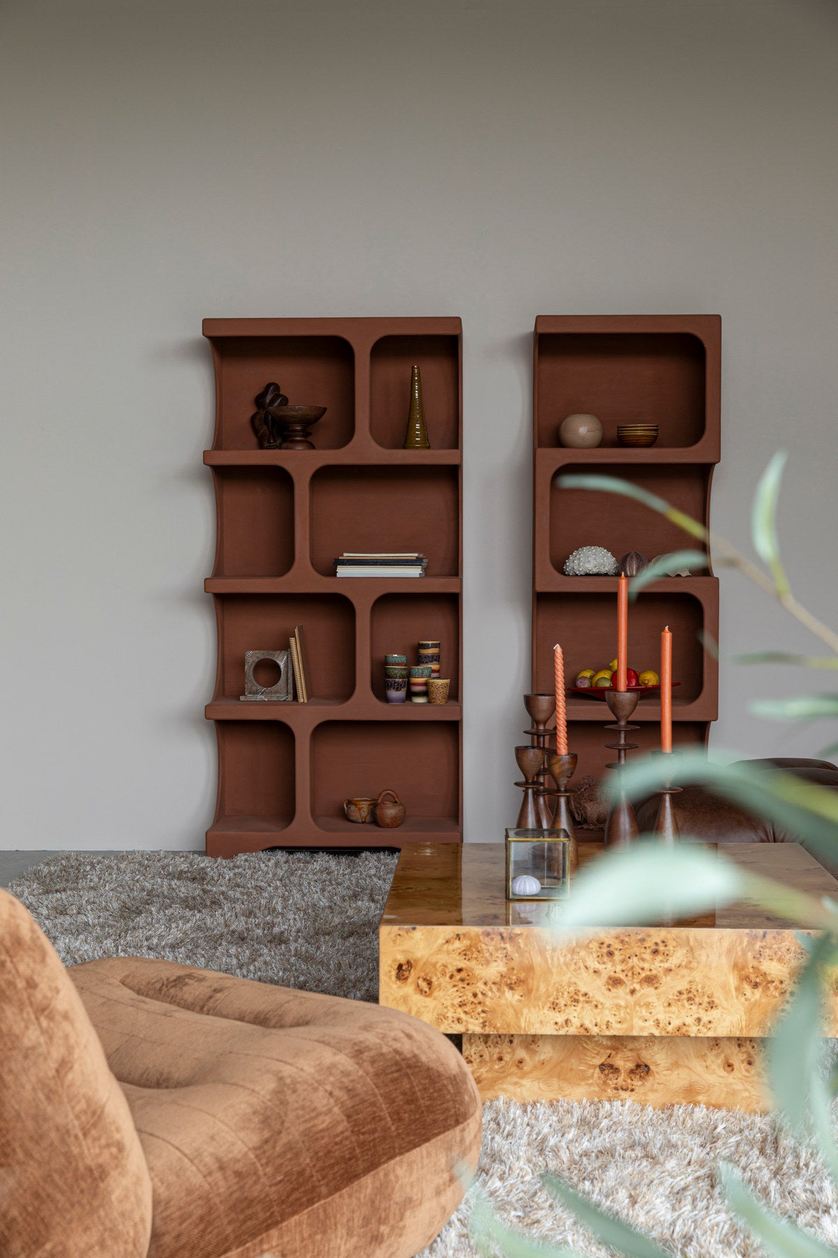 Regal Dundee in Terrakotta präsentiert im Onlineshop von KAQTU Design AG. Bücherregal ist von Dutchbone
