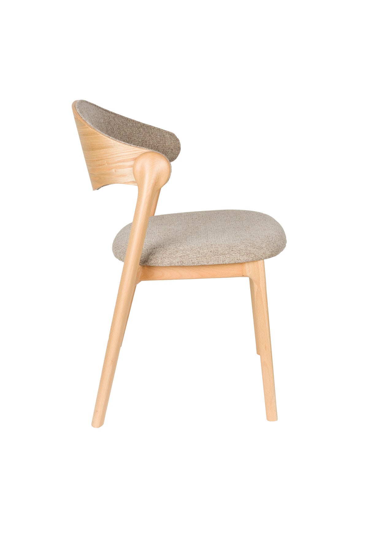 Stuhl Babington in Beige präsentiert im Onlineshop von KAQTU Design AG. Stuhl ist von Dutchbone