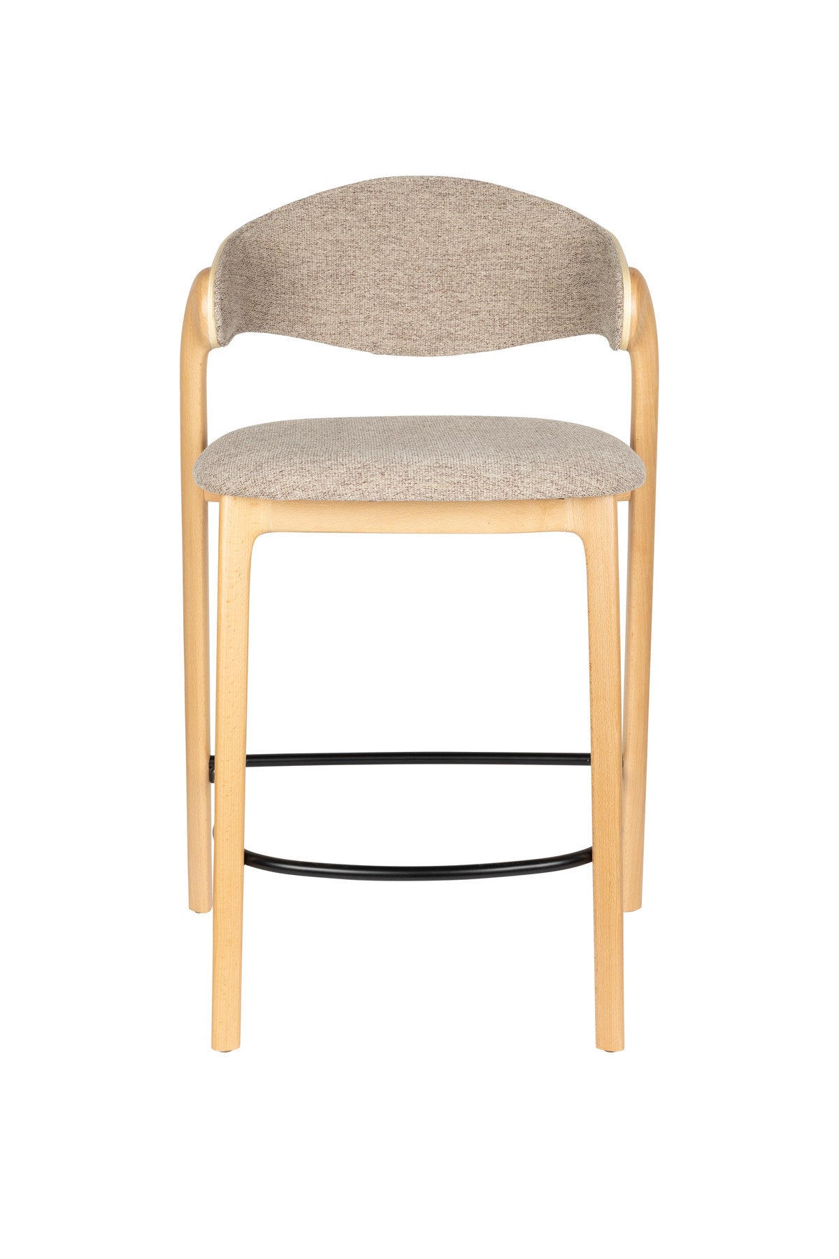 Barhocker Babington in Beige präsentiert im Onlineshop von KAQTU Design AG. Barhocker ist von Dutchbone