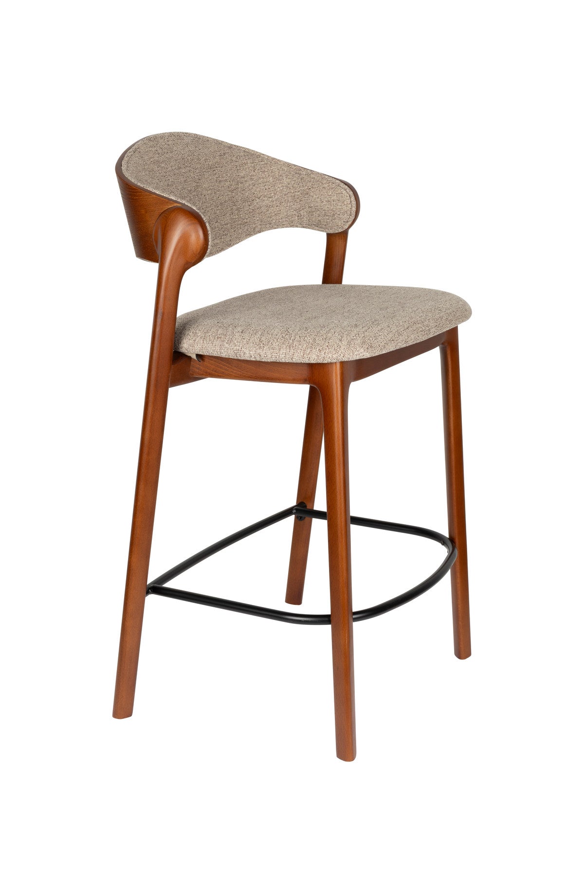 Barhocker Babington in Brown präsentiert im Onlineshop von KAQTU Design AG. Barhocker ist von Dutchbone