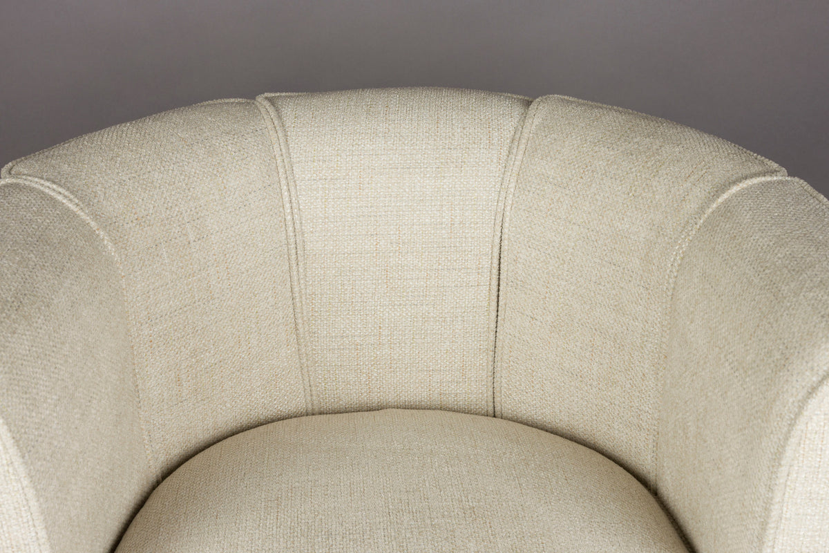 Sessel Flower in Beige präsentiert im Onlineshop von KAQTU Design AG. Sessel ist von Dutchbone