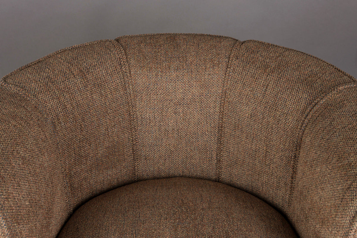 Sessel Flower in Brown präsentiert im Onlineshop von KAQTU Design AG. Sessel ist von Dutchbone