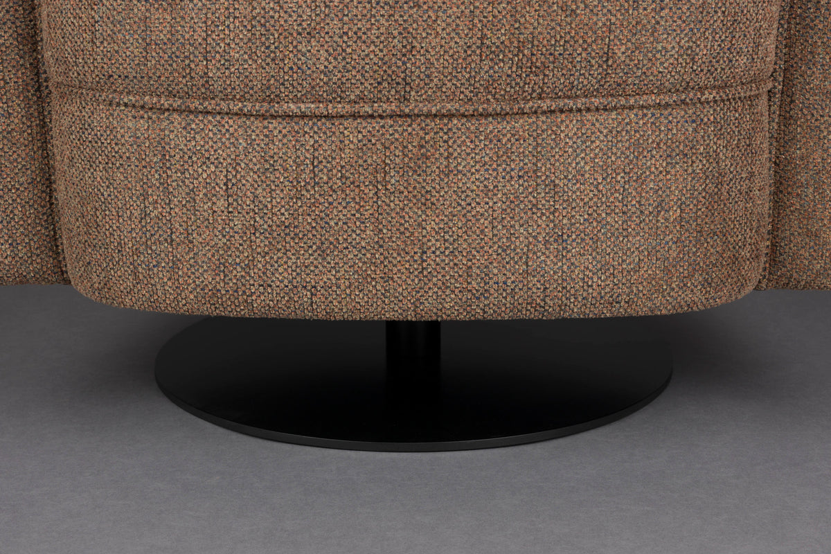 Sessel Flower in Brown präsentiert im Onlineshop von KAQTU Design AG. Sessel ist von Dutchbone
