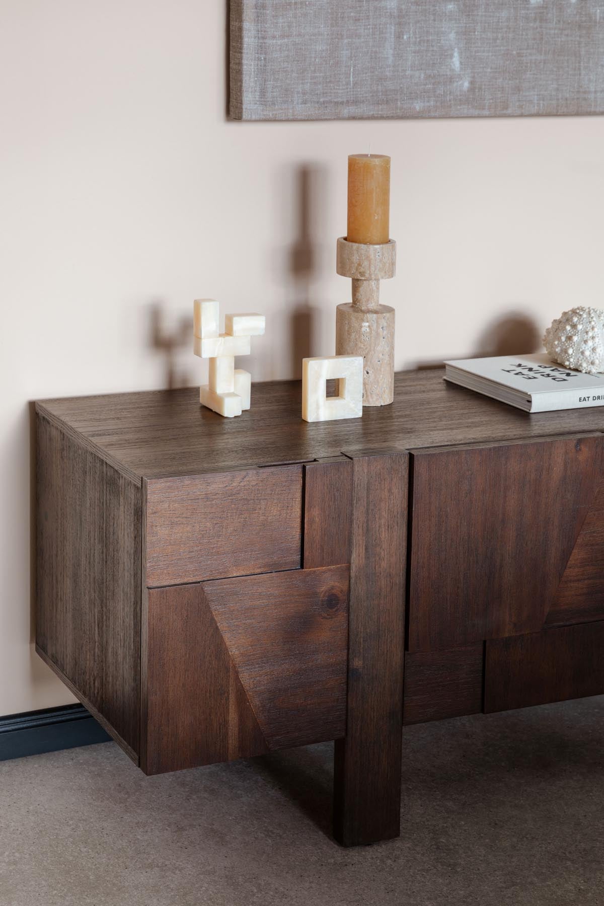 Sideboard Bruneau in Brown präsentiert im Onlineshop von KAQTU Design AG. Sideboard ist von Dutchbone