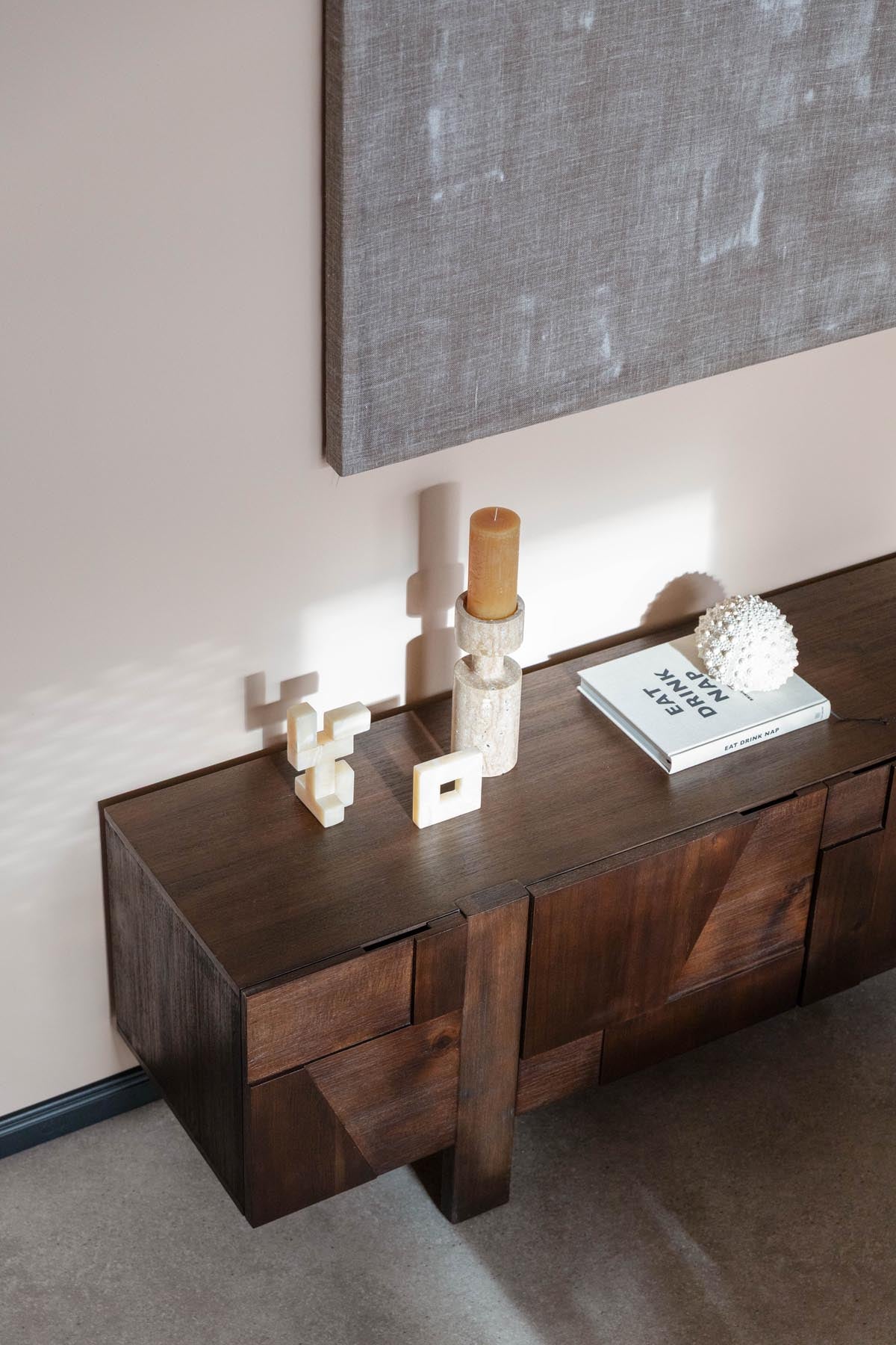 Sideboard Bruneau in Brown präsentiert im Onlineshop von KAQTU Design AG. Sideboard ist von Dutchbone