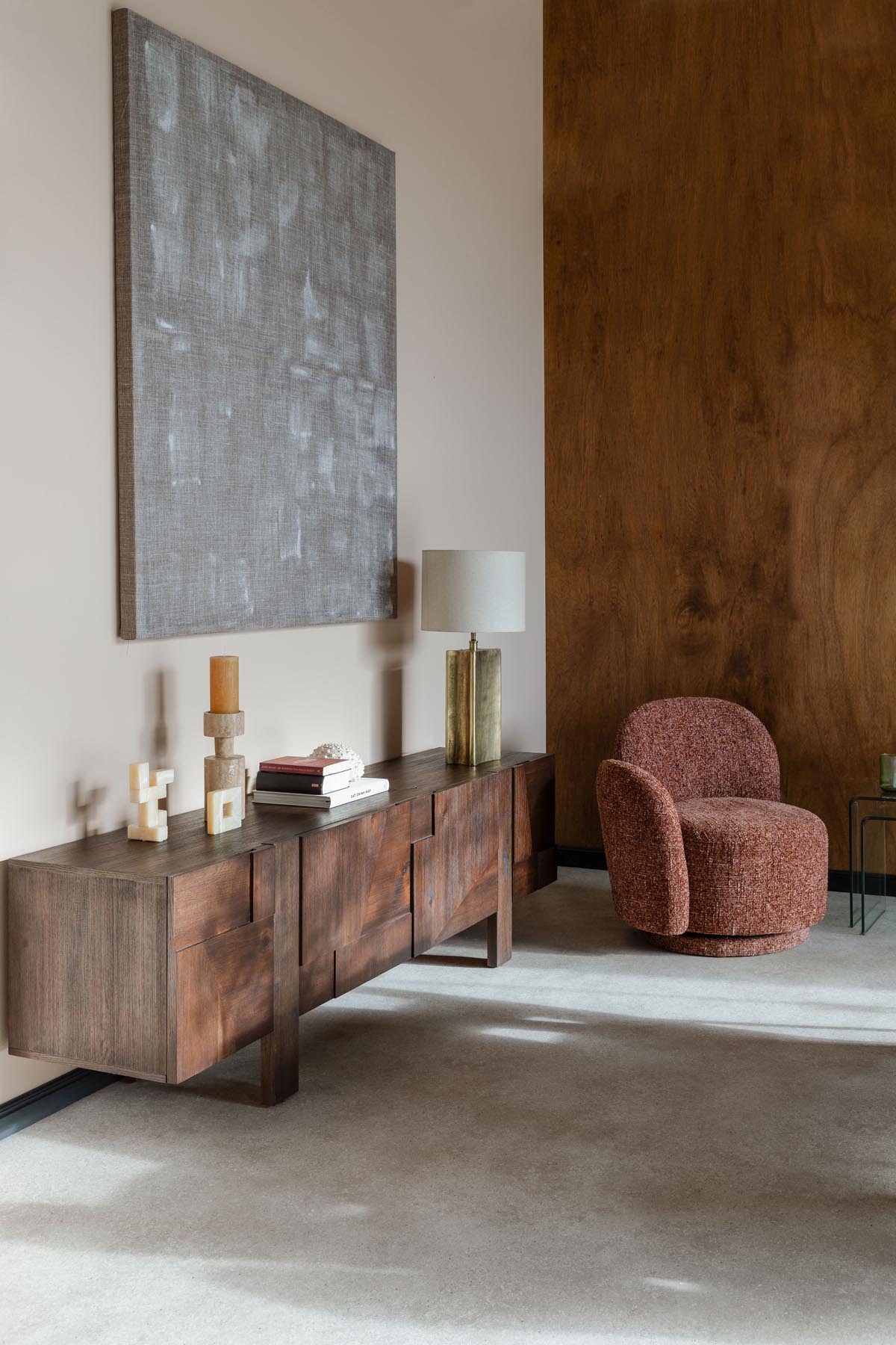 Sideboard Bruneau in Brown präsentiert im Onlineshop von KAQTU Design AG. Sideboard ist von Dutchbone