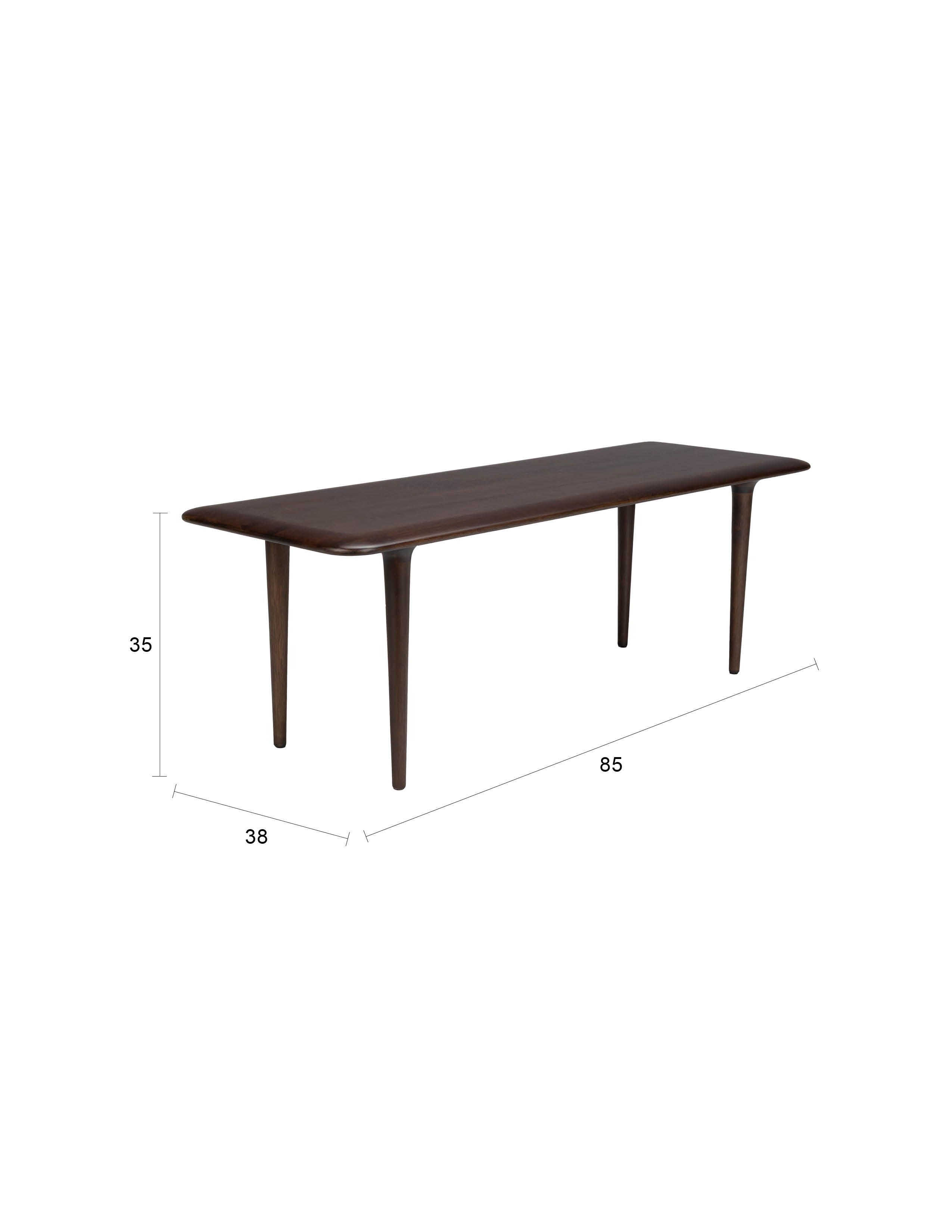 Kaffeetisch Elroy M in Braun präsentiert im Onlineshop von KAQTU Design AG. Couchtisch ist von Dutchbone