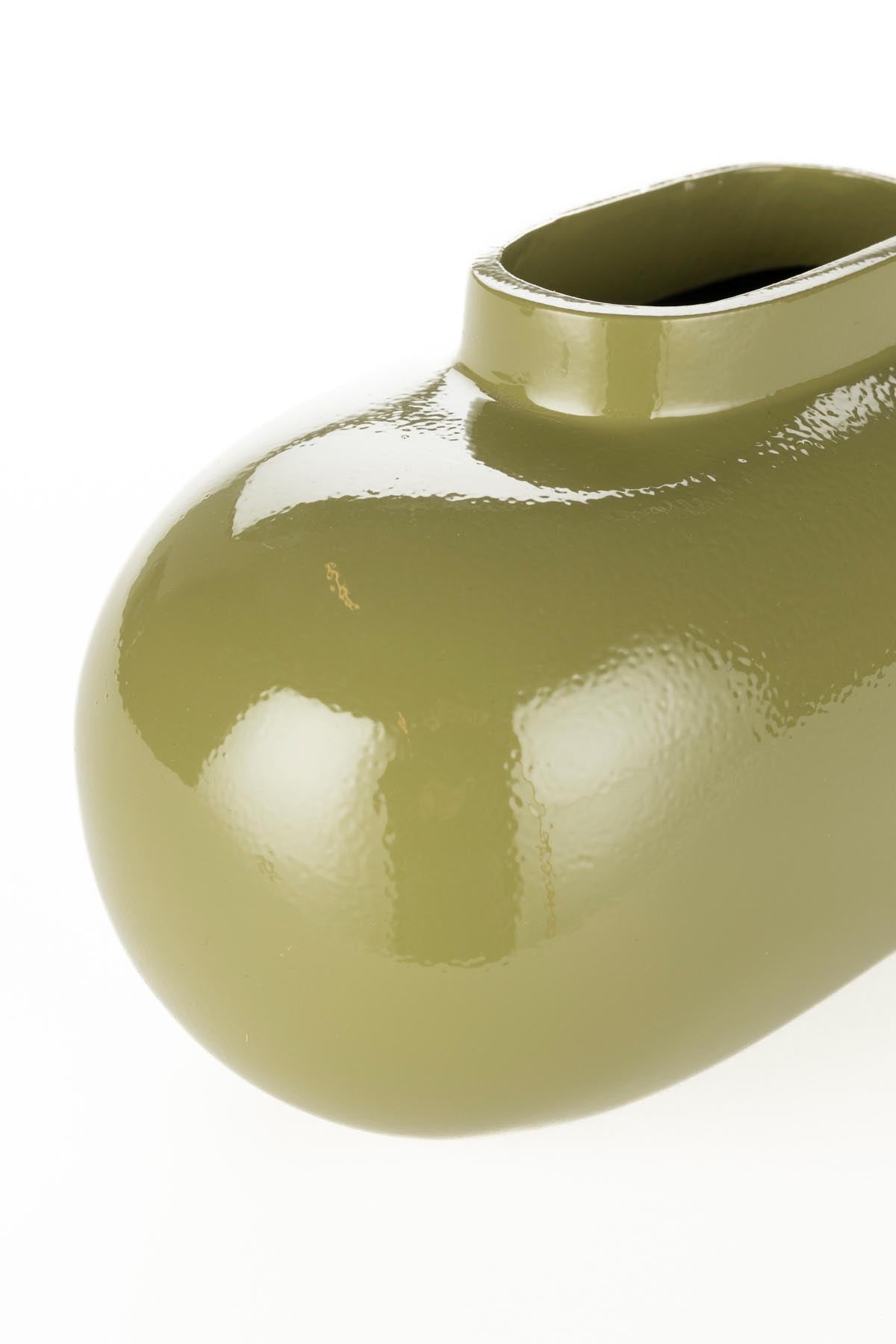 Vase Droplet in Grün präsentiert im Onlineshop von KAQTU Design AG. Vase ist von Dutchbone