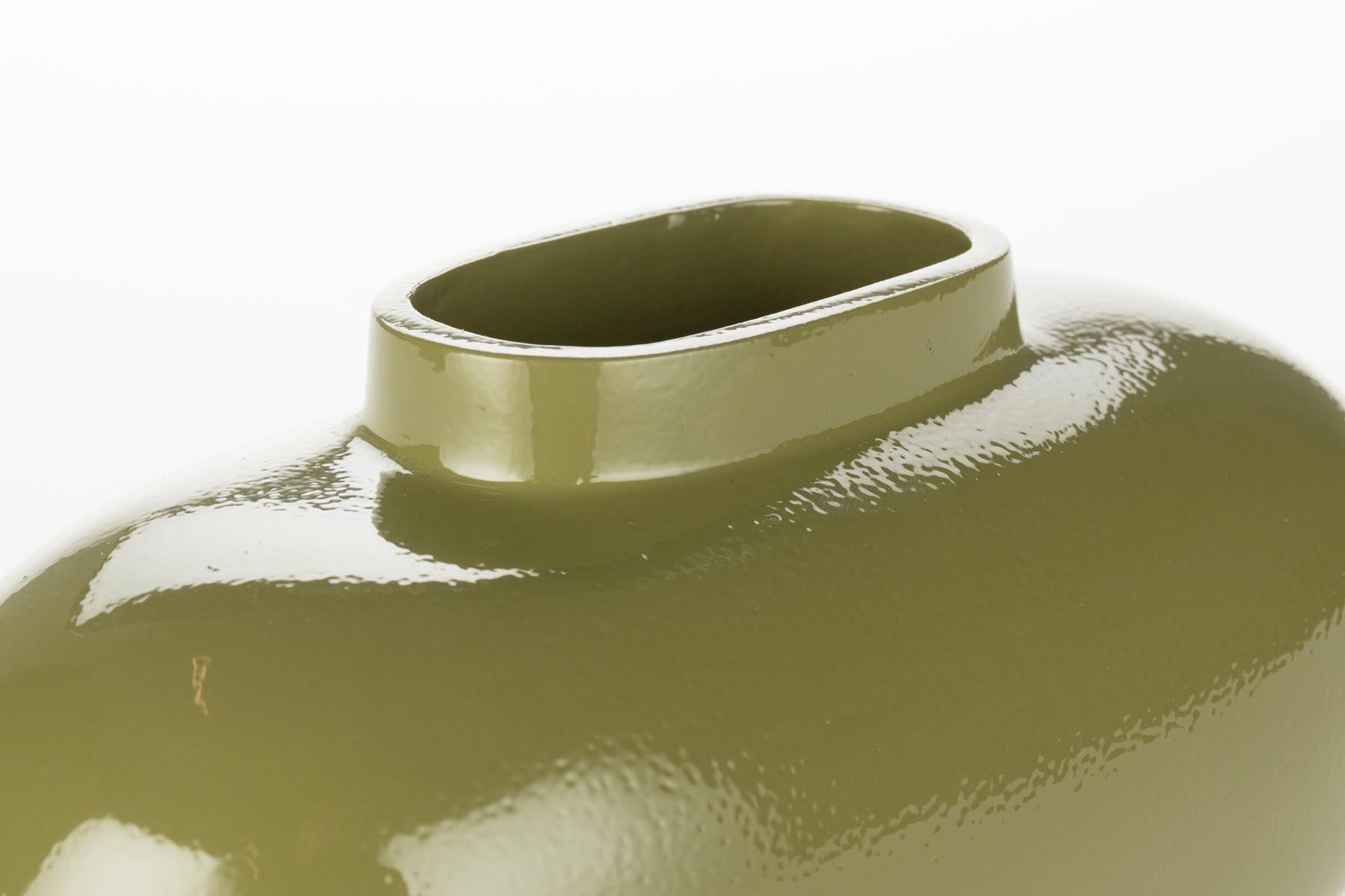 Vase Droplet in Grün präsentiert im Onlineshop von KAQTU Design AG. Vase ist von Dutchbone