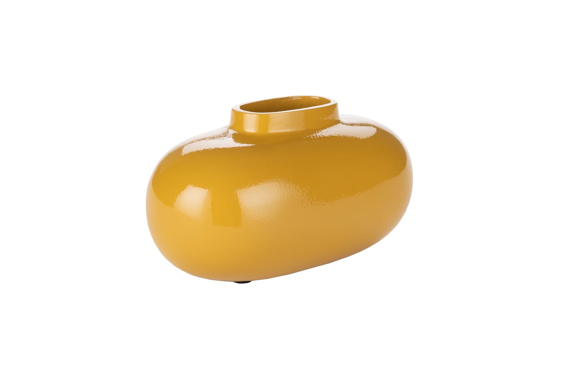 Vase Droplet in Gelb präsentiert im Onlineshop von KAQTU Design AG. Vase ist von Dutchbone