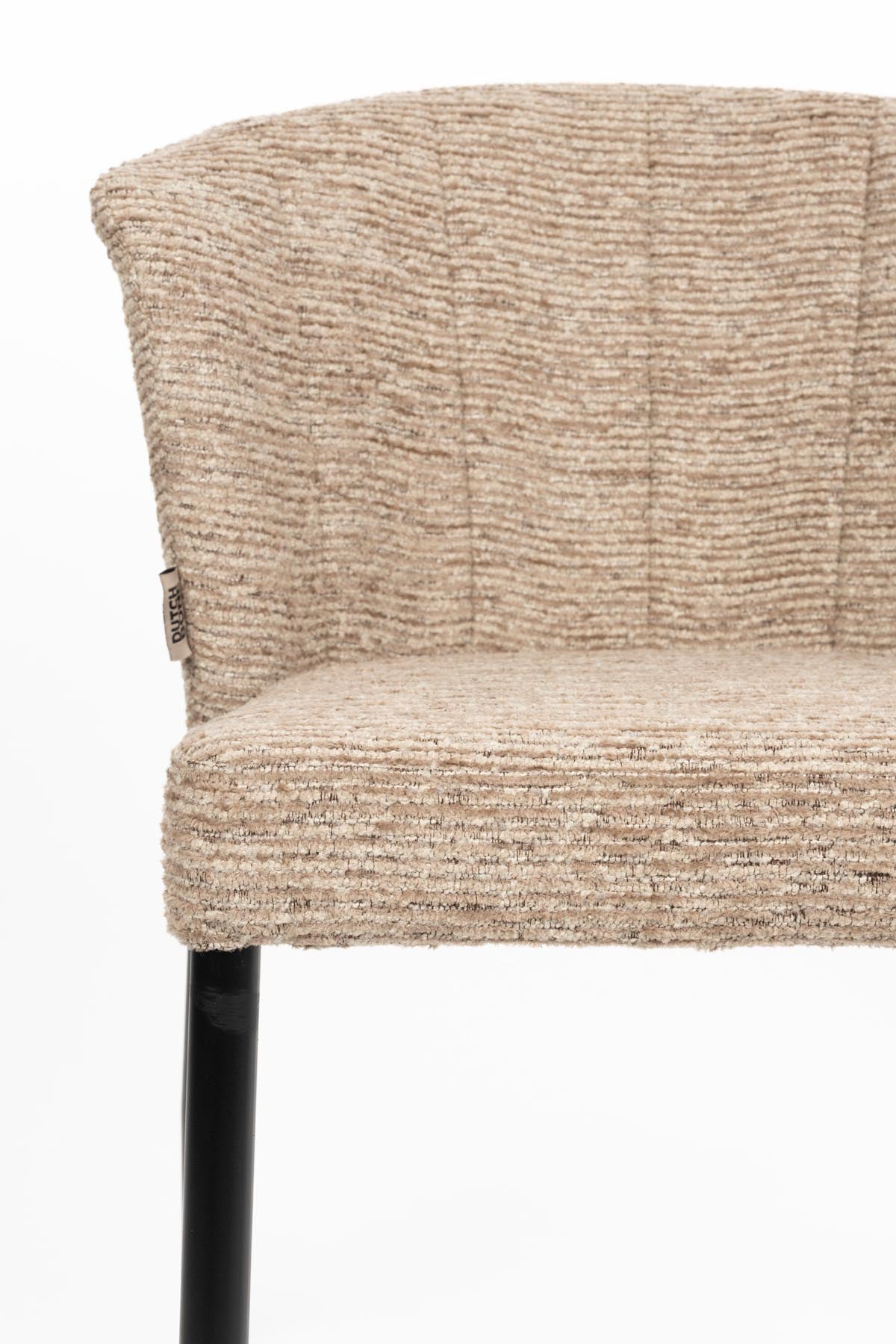 Stuhl Georgia in Braun präsentiert im Onlineshop von KAQTU Design AG. Stuhl ist von Dutchbone