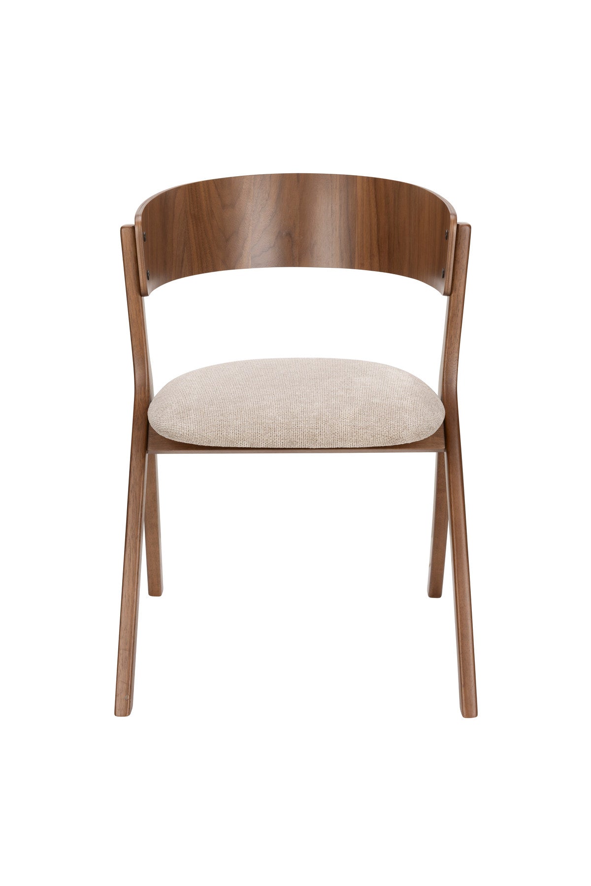 Stuhl Bresso in Beige präsentiert im Onlineshop von KAQTU Design AG. Stuhl ist von Dutchbone