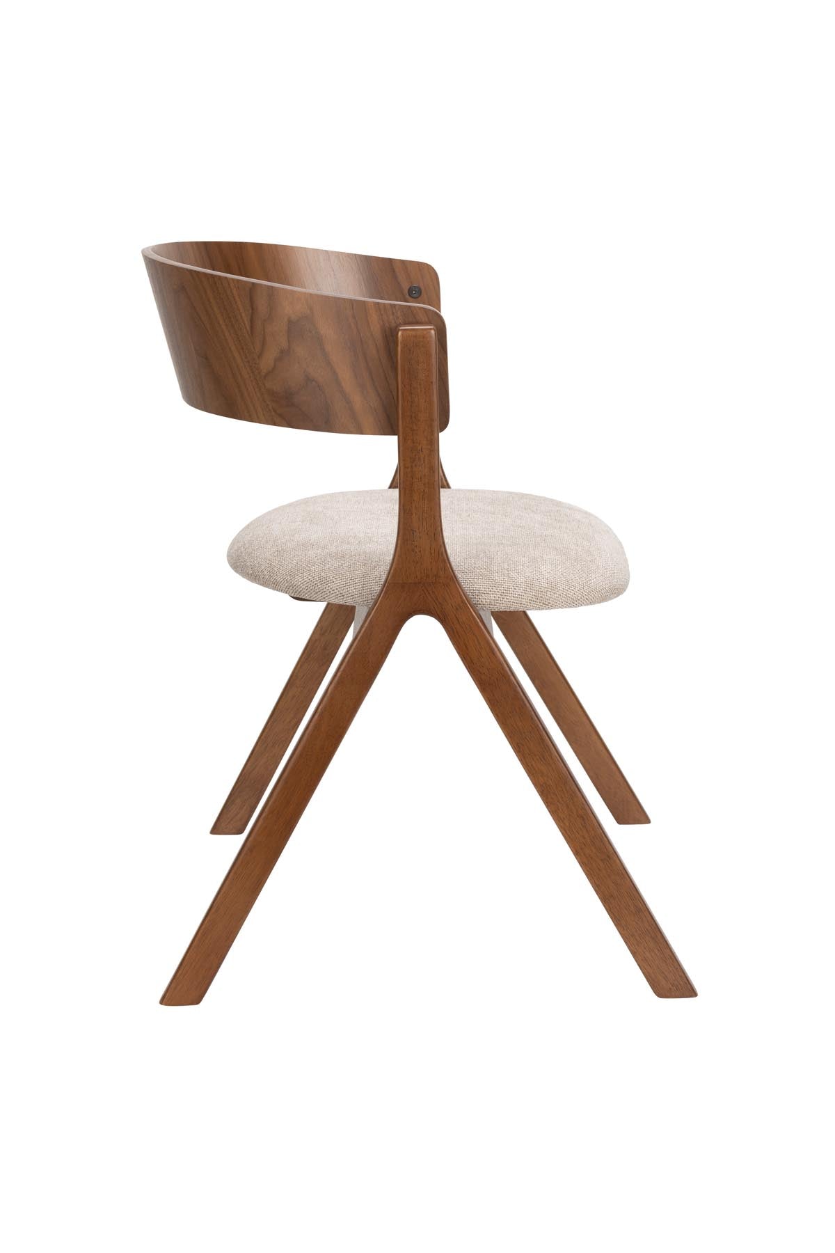 Stuhl Bresso in Beige präsentiert im Onlineshop von KAQTU Design AG. Stuhl ist von Dutchbone
