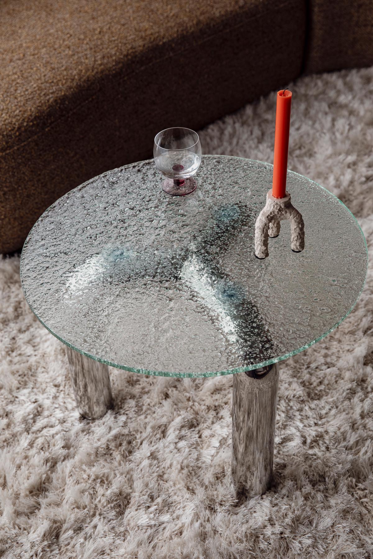 Beistelltisch Marly in Silber präsentiert im Onlineshop von KAQTU Design AG. Beistelltisch ist von Dutchbone