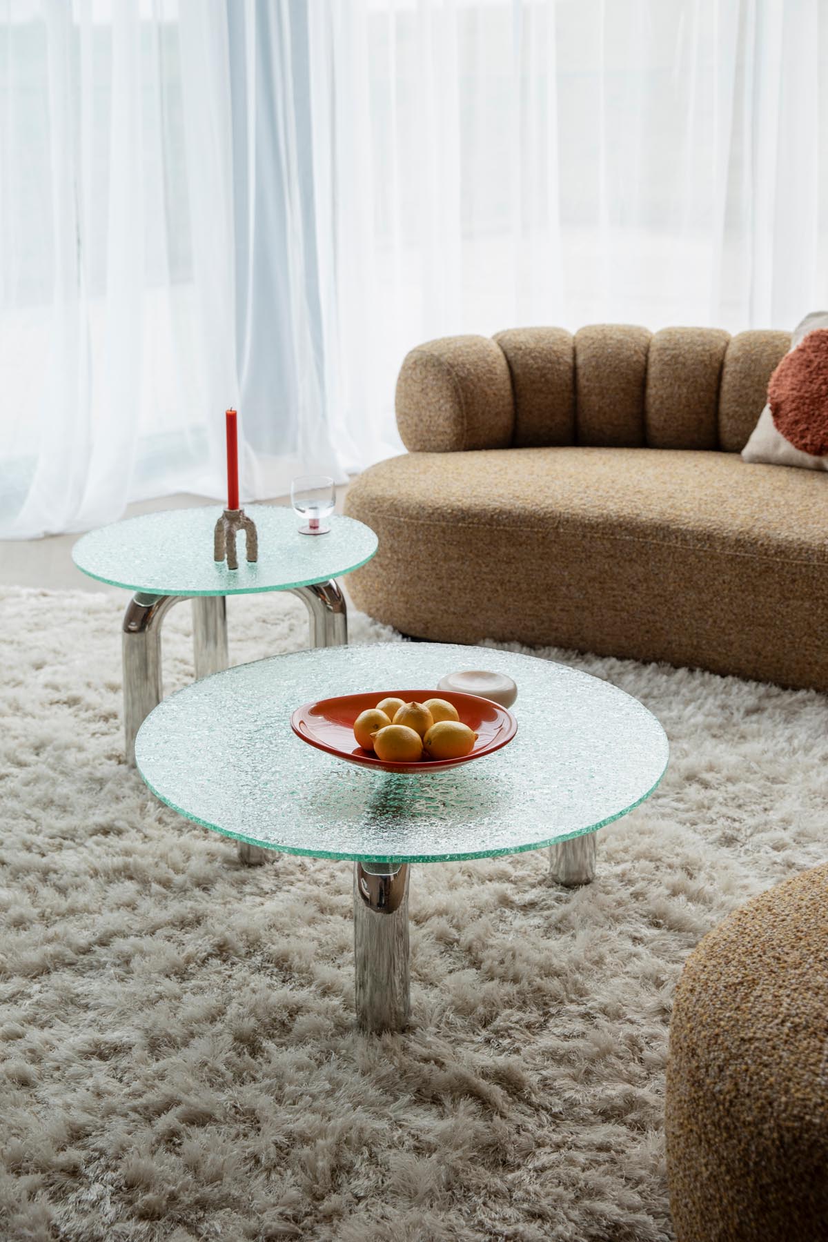 Beistelltisch Marly in Silber präsentiert im Onlineshop von KAQTU Design AG. Beistelltisch ist von Dutchbone