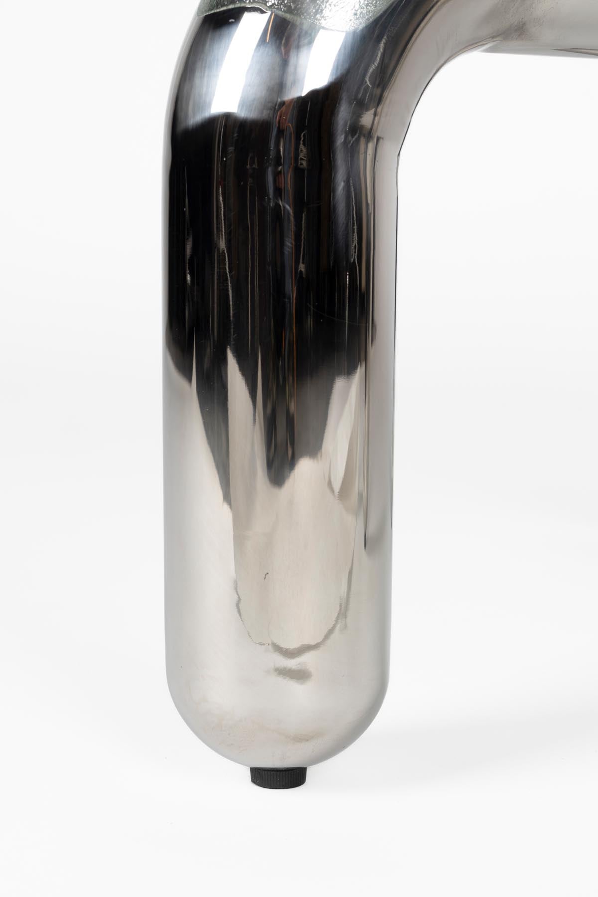 Kaffeetisch Marly in Silber präsentiert im Onlineshop von KAQTU Design AG. Couchtisch ist von Dutchbone