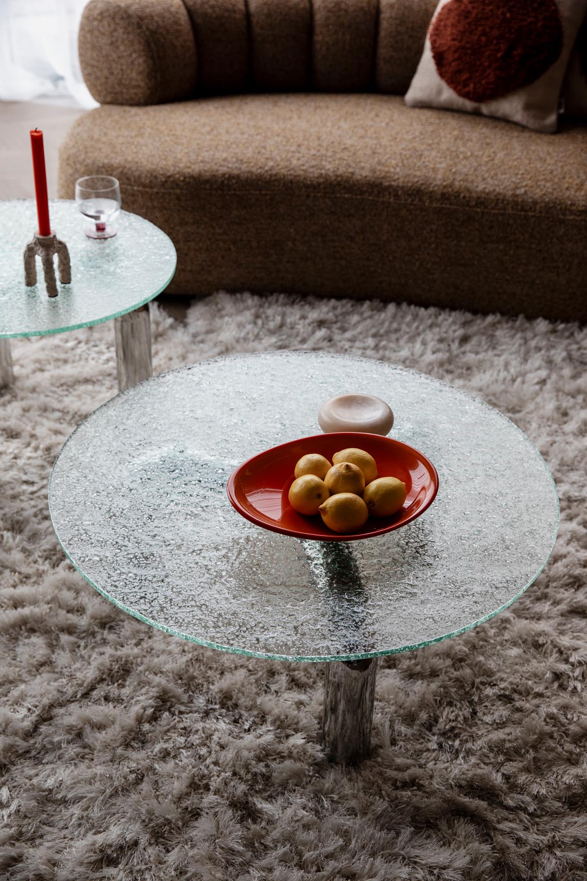 Kaffeetisch Marly in Silber präsentiert im Onlineshop von KAQTU Design AG. Couchtisch ist von Dutchbone