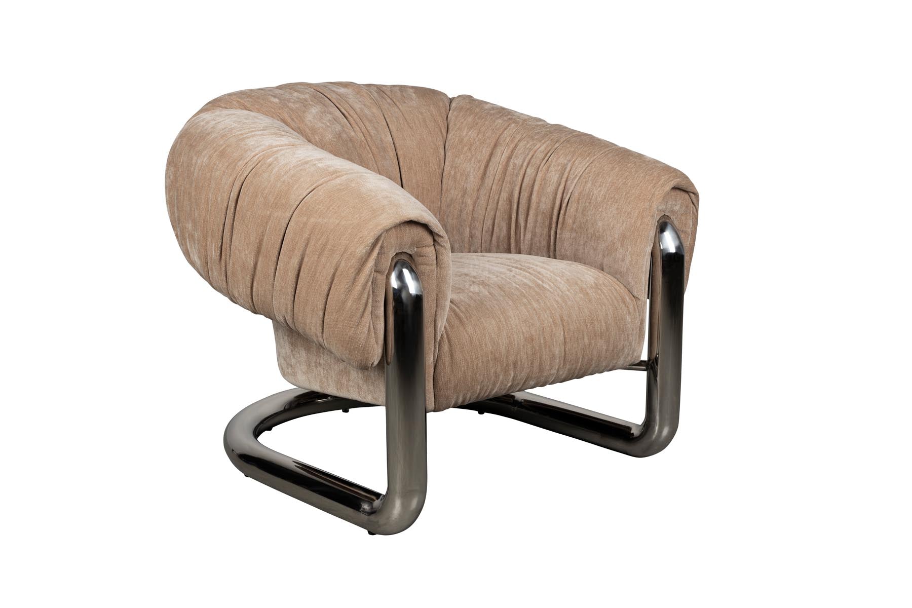 Sessel Marly in Silber präsentiert im Onlineshop von KAQTU Design AG. Sessel ist von Dutchbone