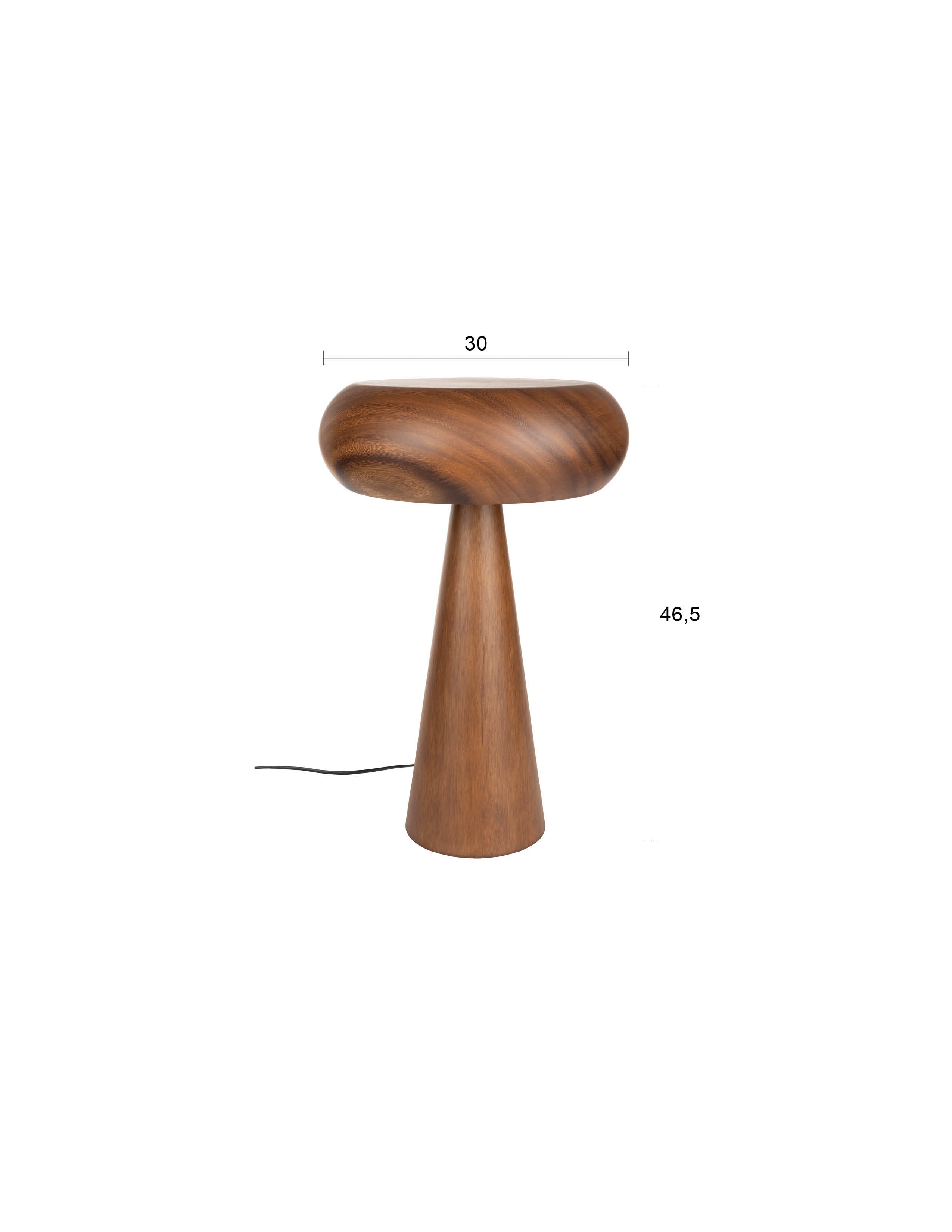 Tischlampe Morel in Braun präsentiert im Onlineshop von KAQTU Design AG. Tischleuchte ist von Dutchbone