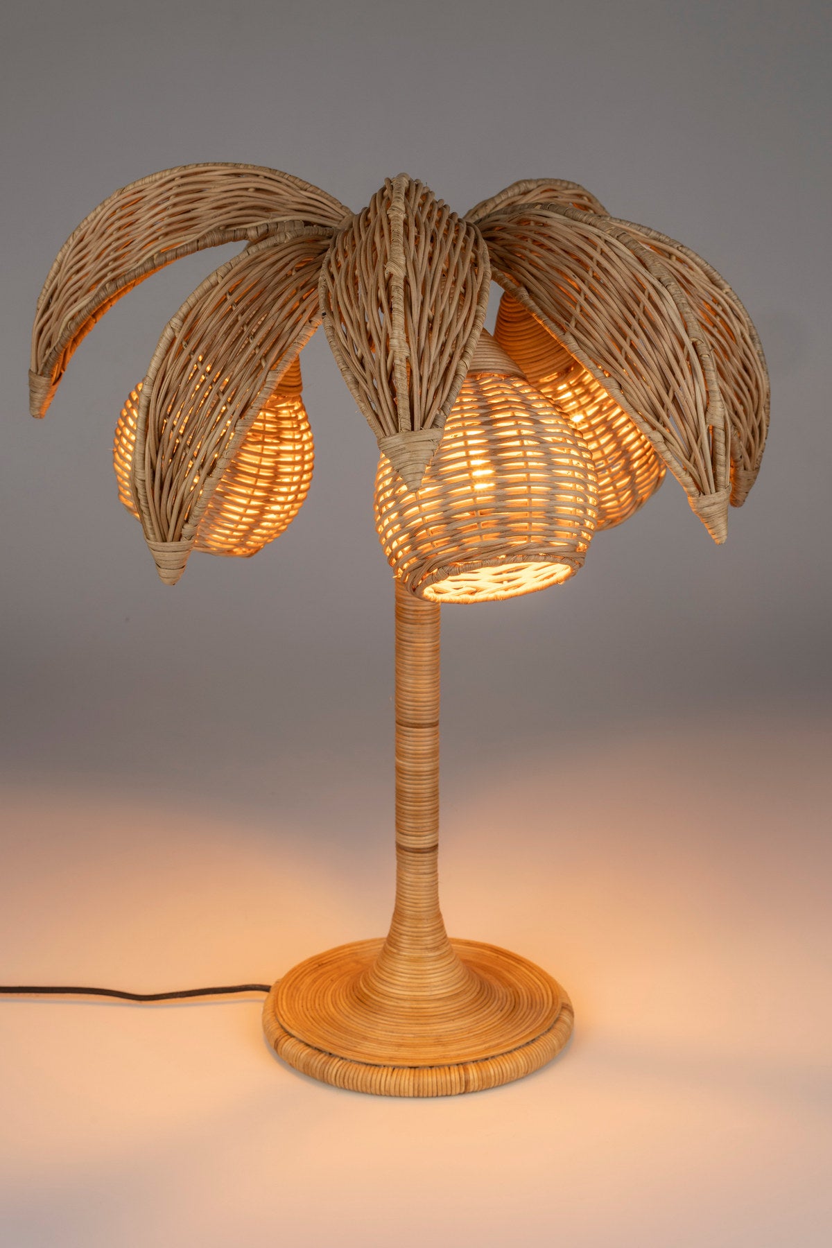 Tischlampe Palmtree in Braun präsentiert im Onlineshop von KAQTU Design AG. Tischleuchte ist von Dutchbone