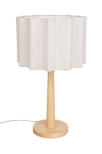 Scallop table lamp
