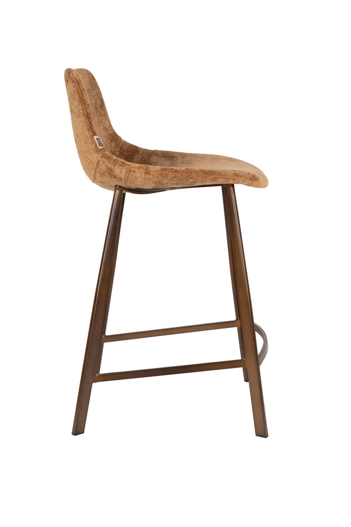 Barhocker Franky in Cognac präsentiert im Onlineshop von KAQTU Design AG. Barstuhl ist von Dutchbone